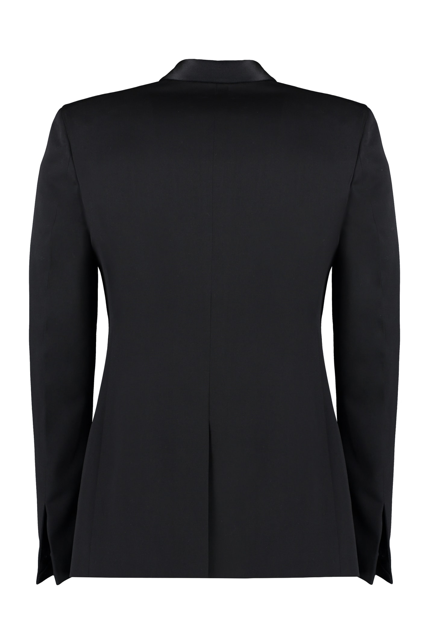Shop Givenchy Single-breasted One Button Jacket In Black