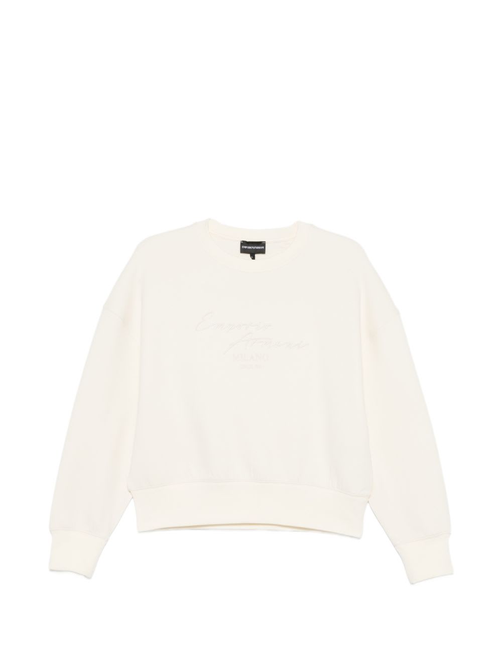 Emporio Armani Cotton Crewneck Sweatshirt