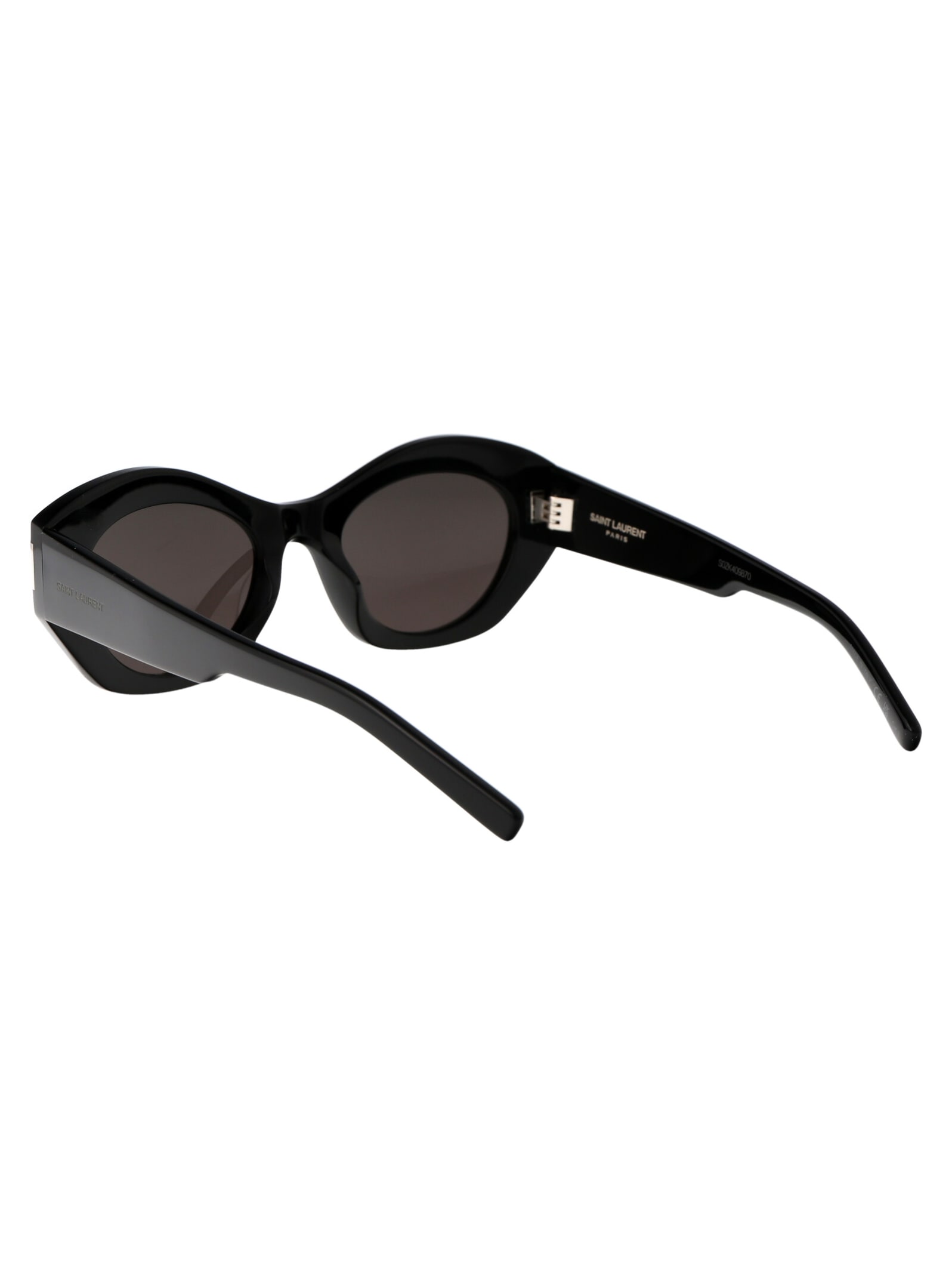 Shop Saint Laurent Sl 639 Sunglasses In 001 Black Black Black