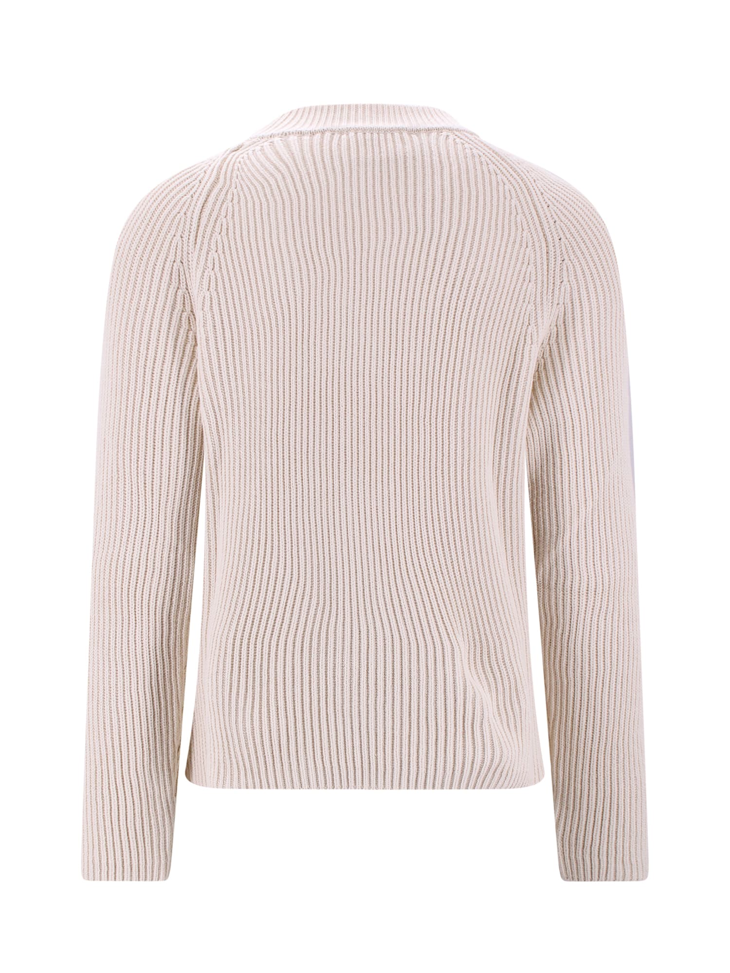 Shop Ami Alexandre Mattiussi Sweater In Ivory