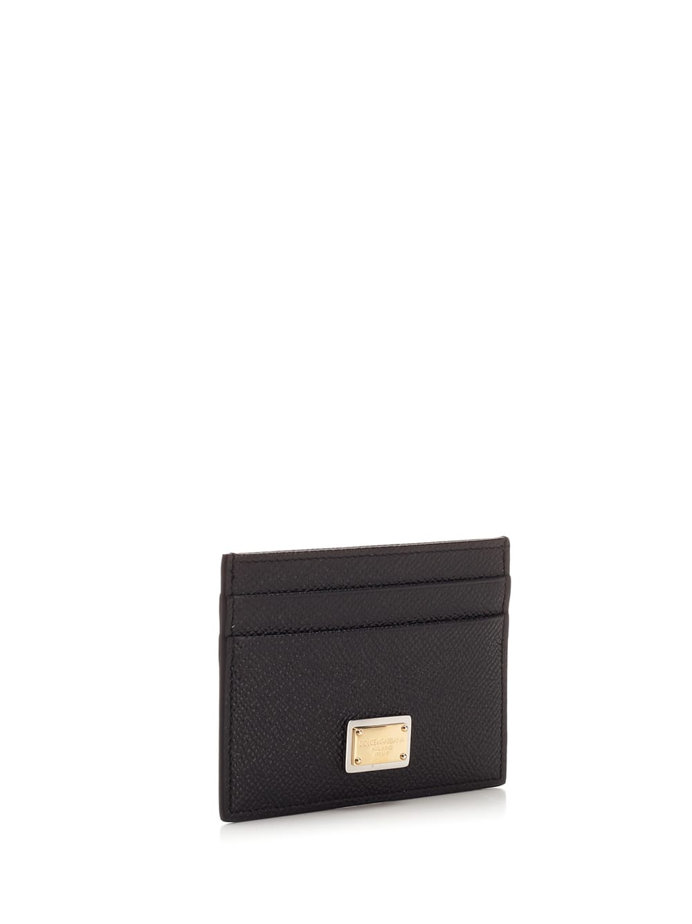 Shop Dolce & Gabbana Logo Tag Card Holder In Black