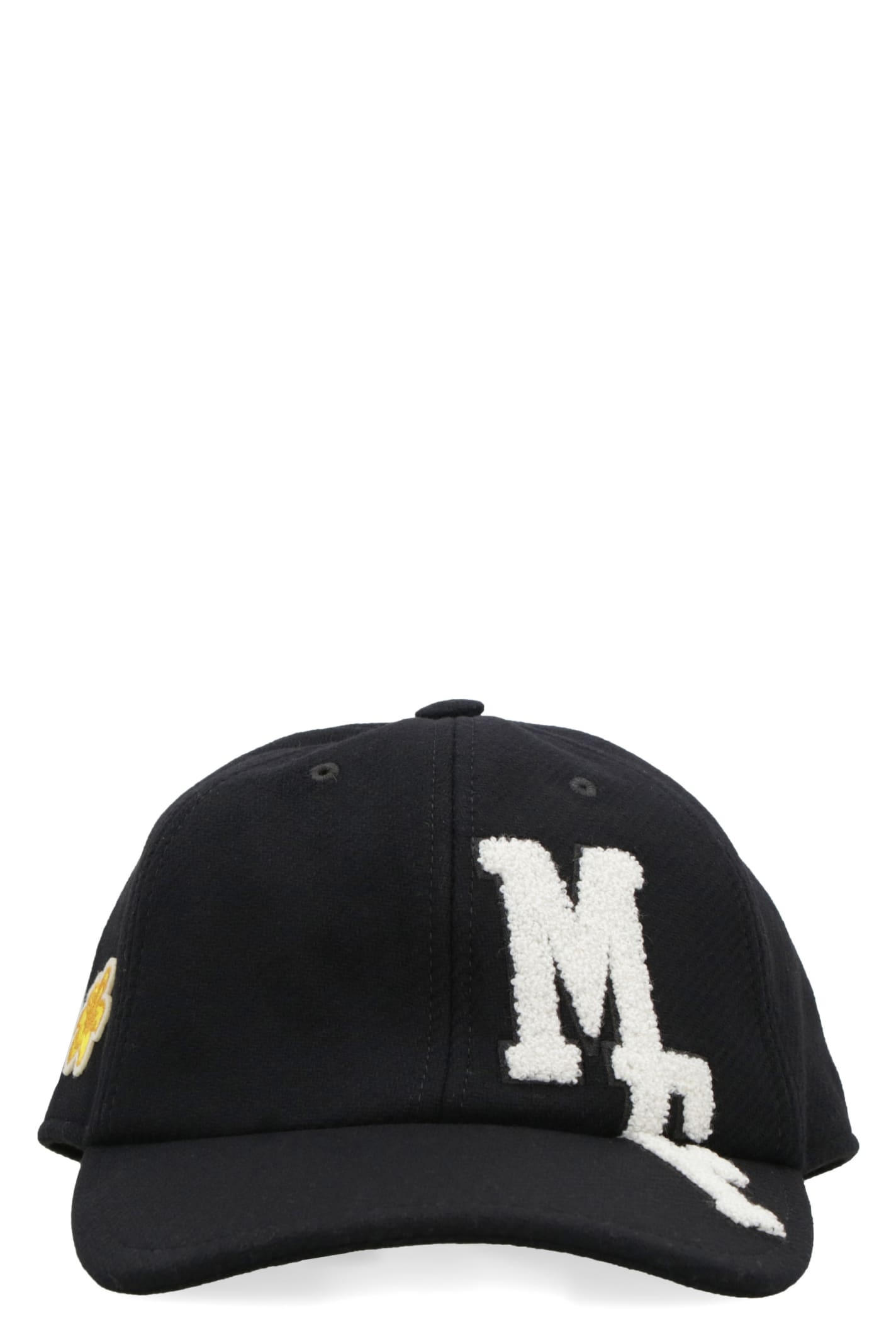 Shop Moncler Genius Moncler X Frgmt - Logo Baseball Cap In Black