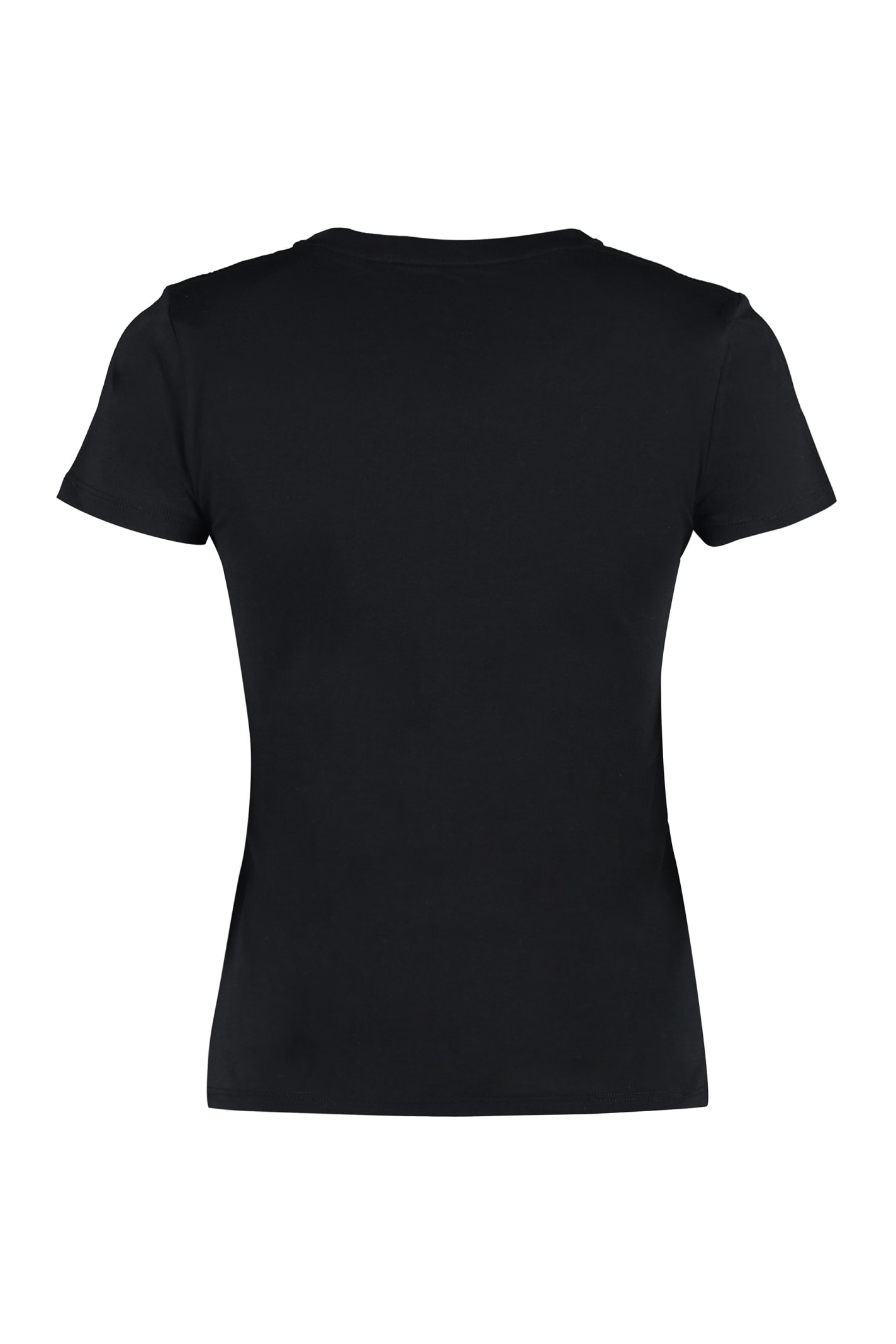 Vince Pima Cotton Essential T-shirt In Black
