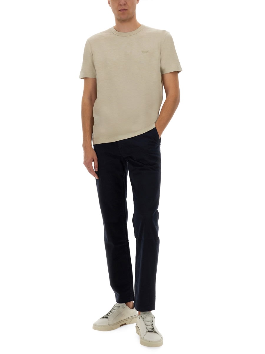 Hugo Boss Boss Beige Cotton T-shirts