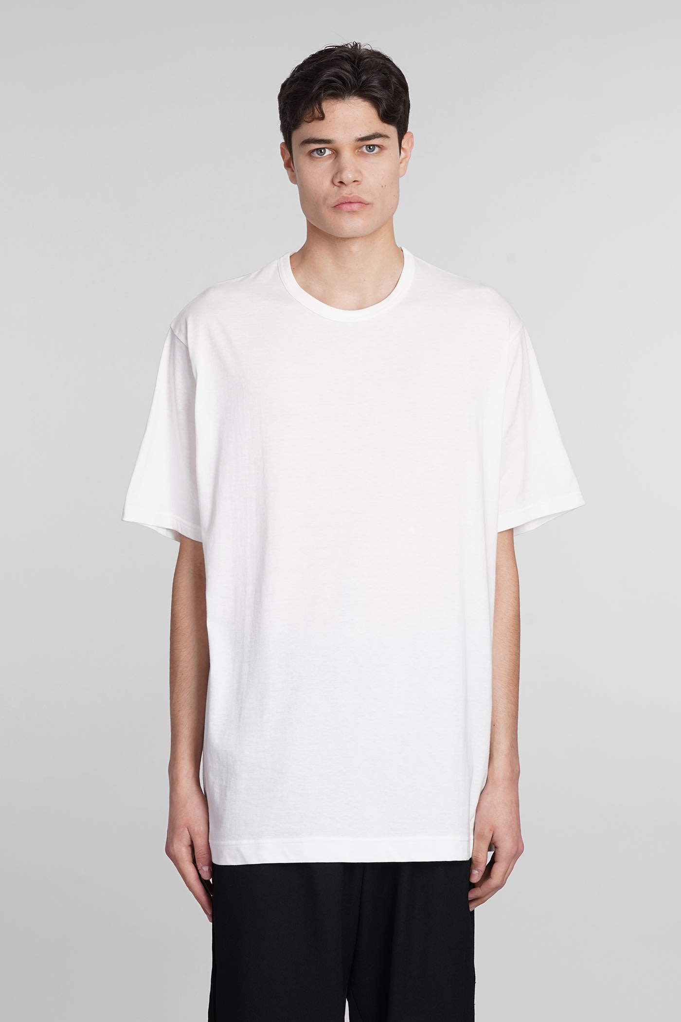 Yohji Yamamoto T-shirt In White Cotton