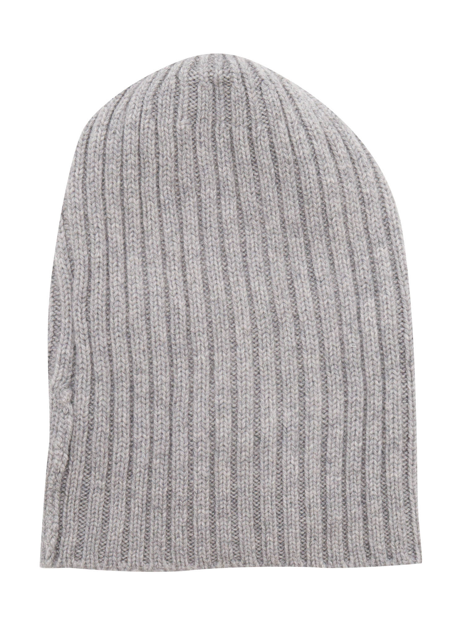 Shop Fedeli Beanie Knitted Man In Grey