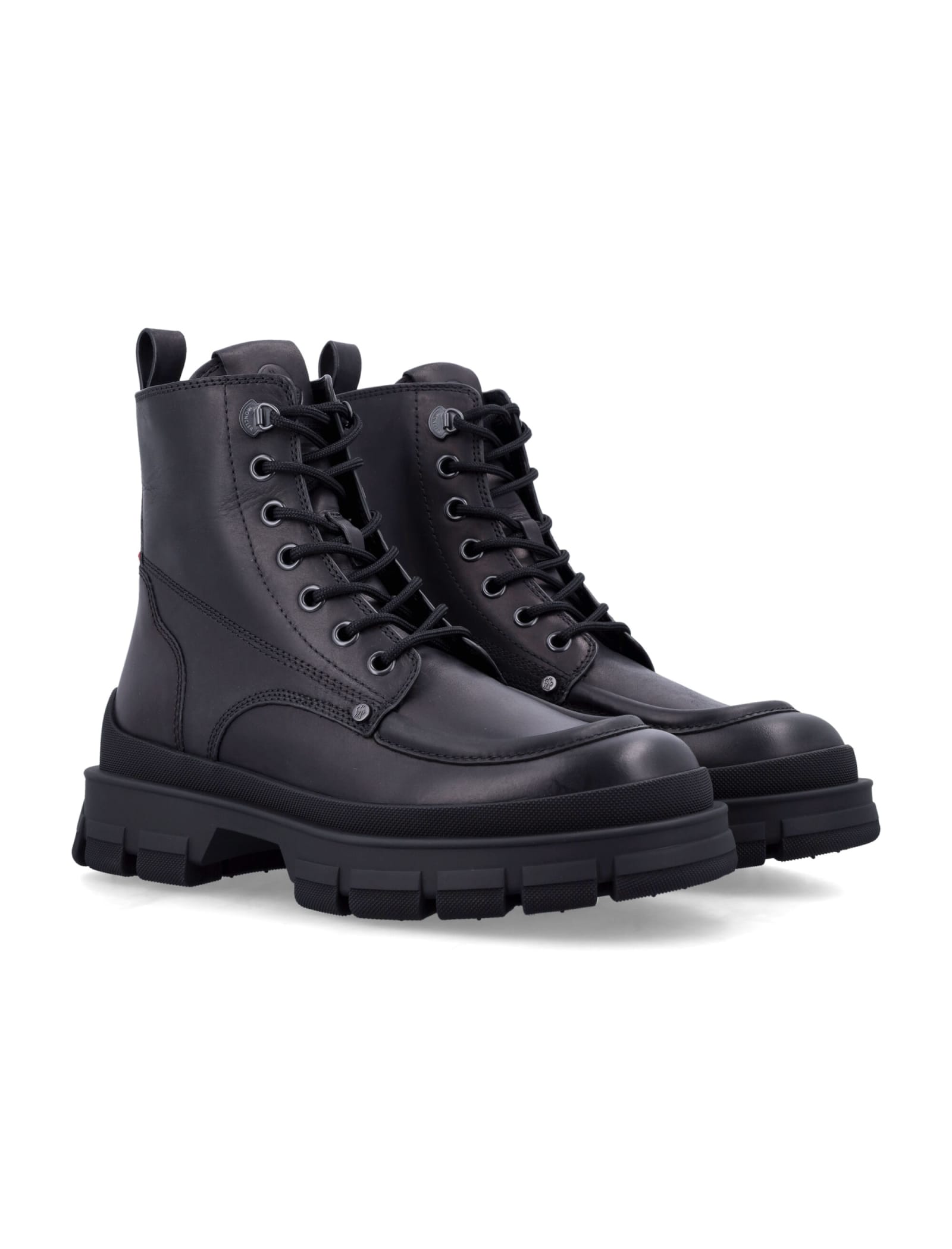 Shop Moncler Hevea City Boots In Black