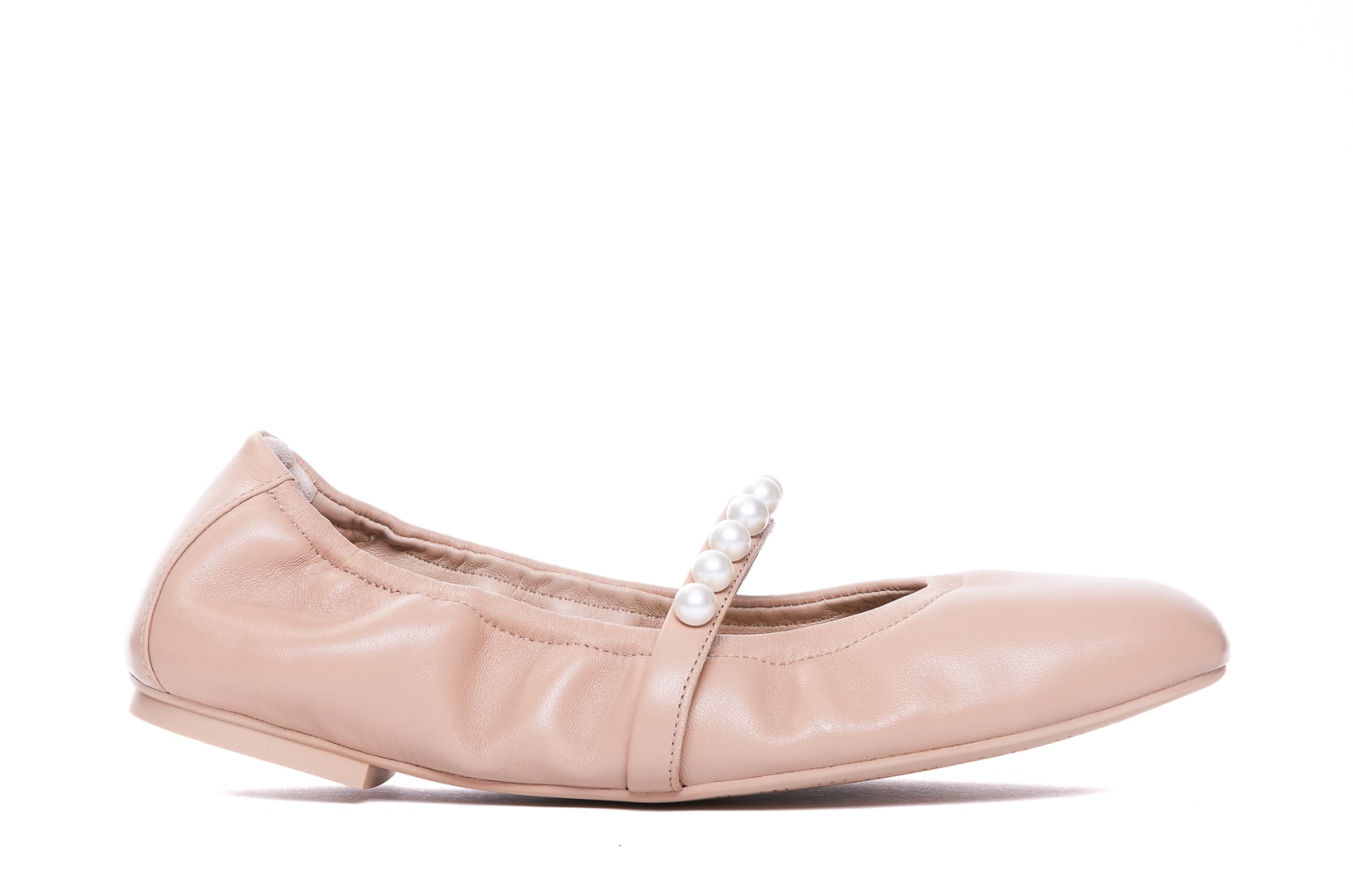 Shop Stuart Weitzman Goldie Ballets In Pink