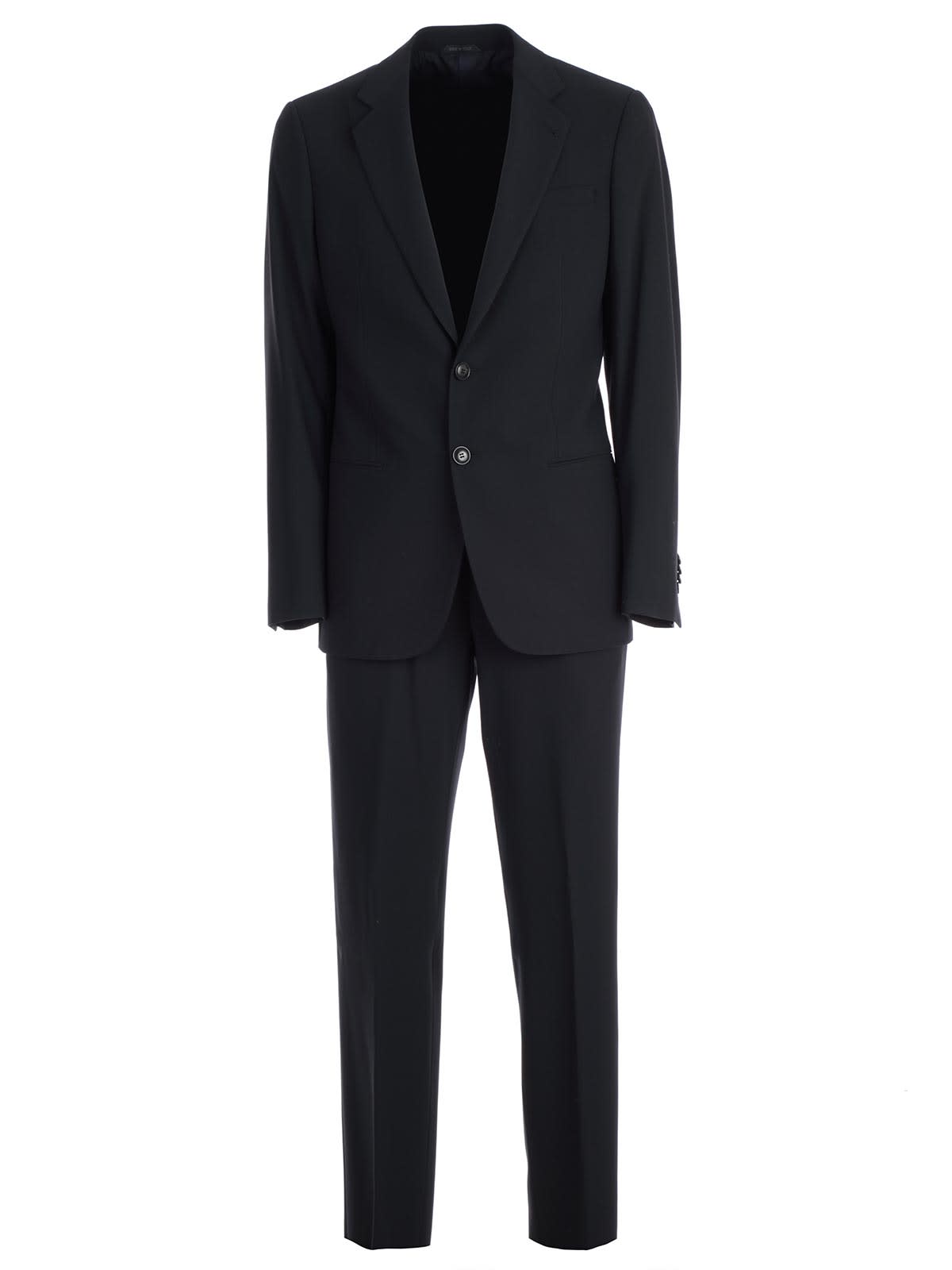 giorgio armani black suit