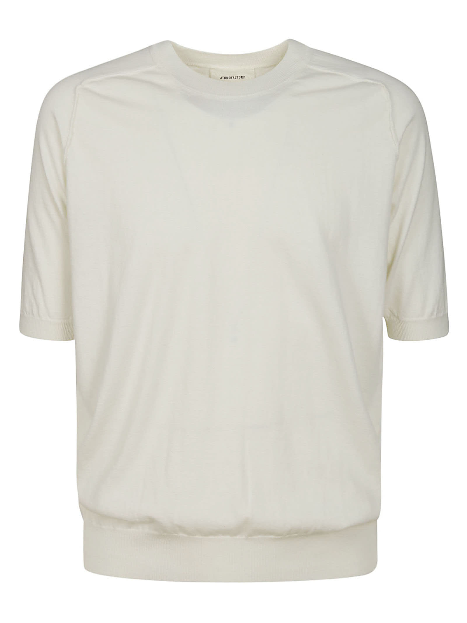 Atomo Factory T-shirt Cotone Crepe In White