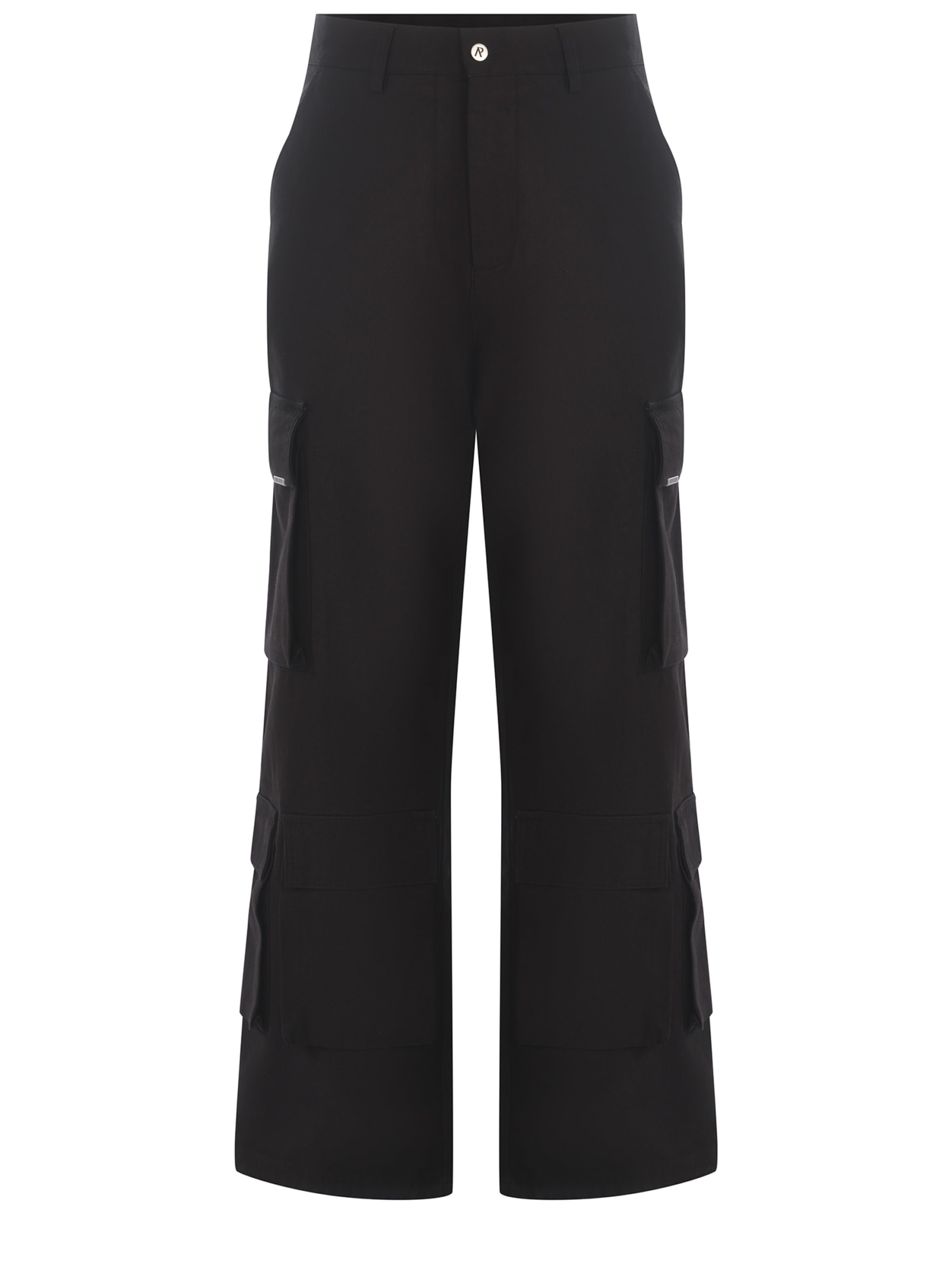 Shop Represent Trousers  Made Of Cotton In Nero