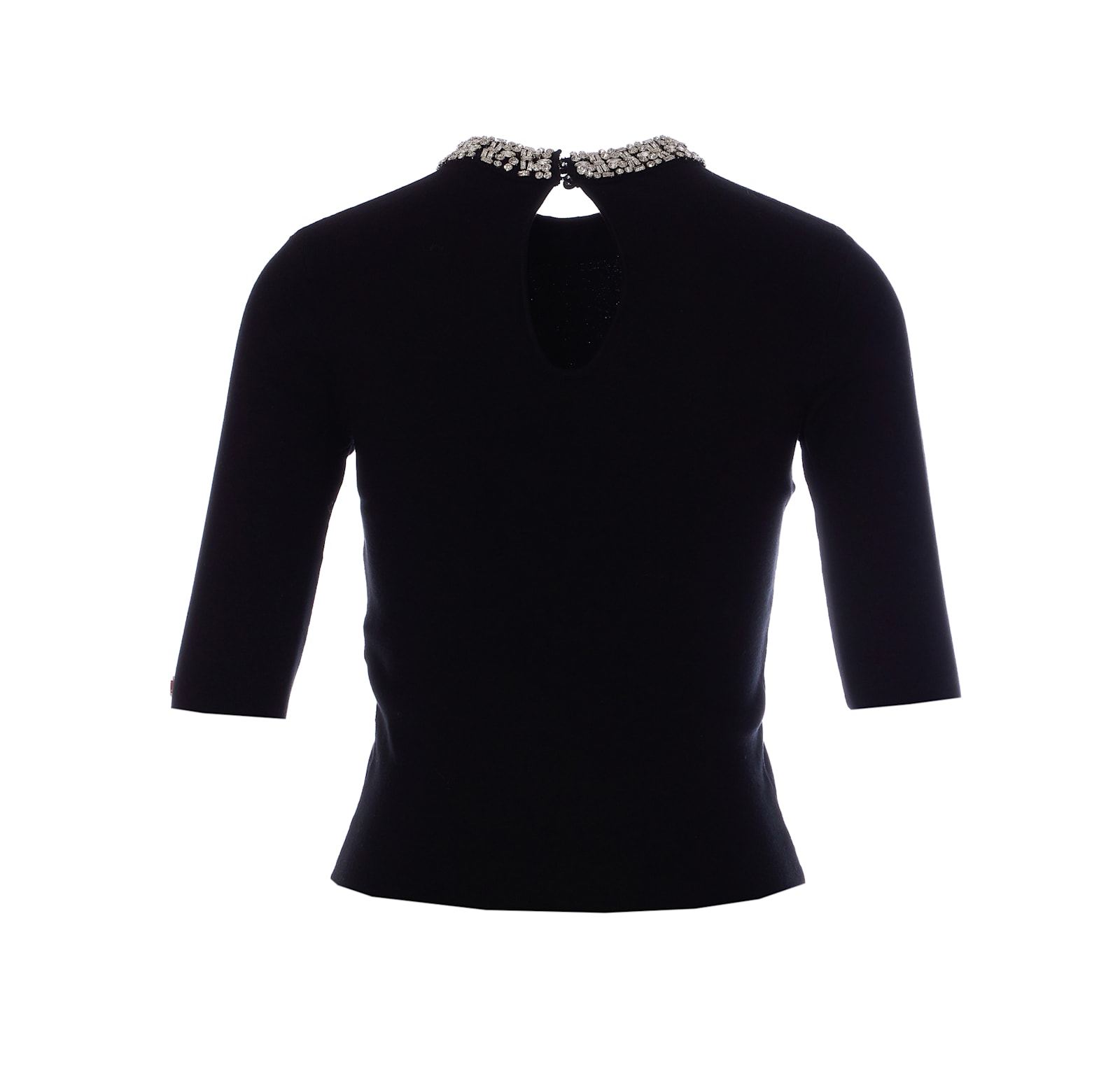 Liu •jo Liu Jo Embellished Crop Top In Black