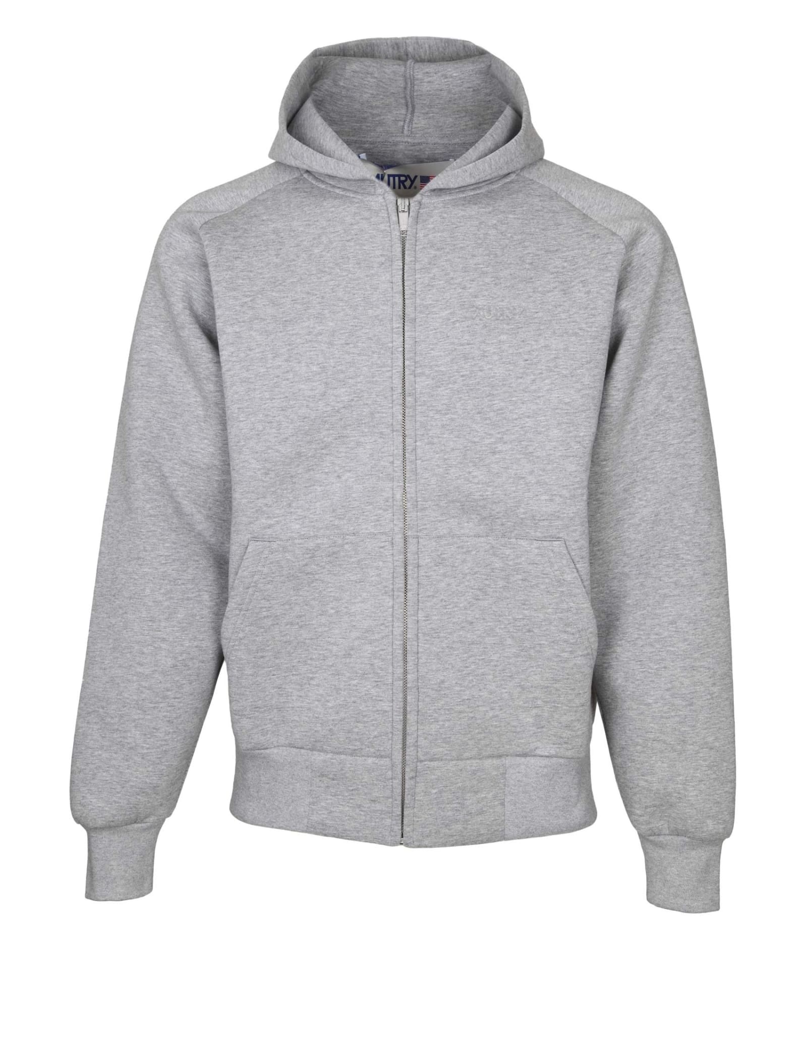 Gray Cotton Oversize Sweatshirt