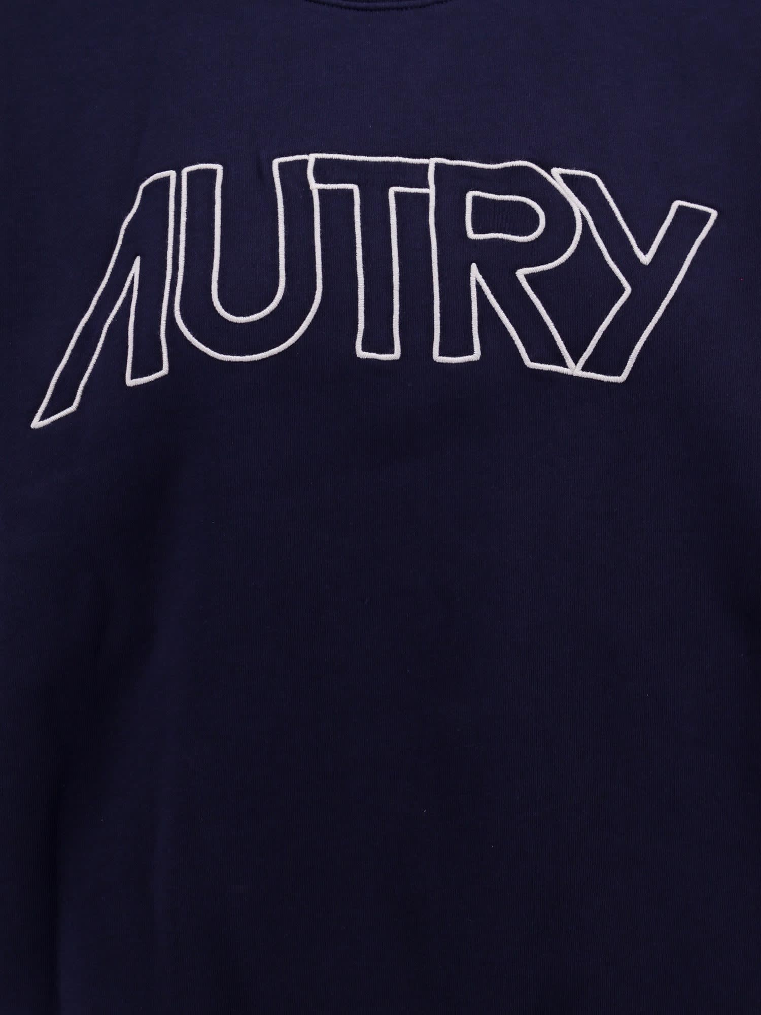 Shop Autry Sweatshirt In Apparel Blue