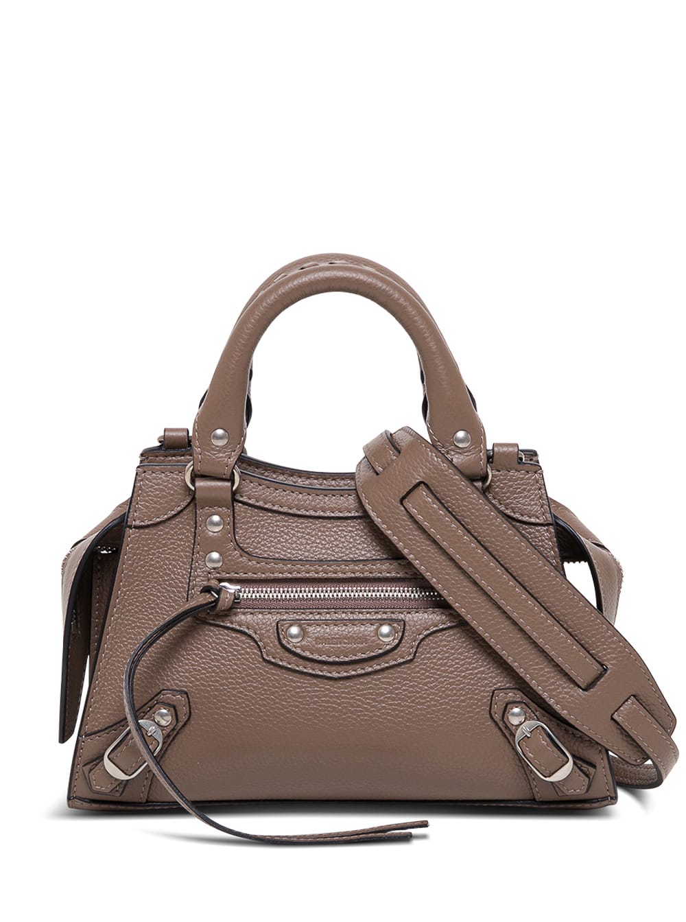 Balenciaga Neo Classic City Handbag In Taupe Colored Leather