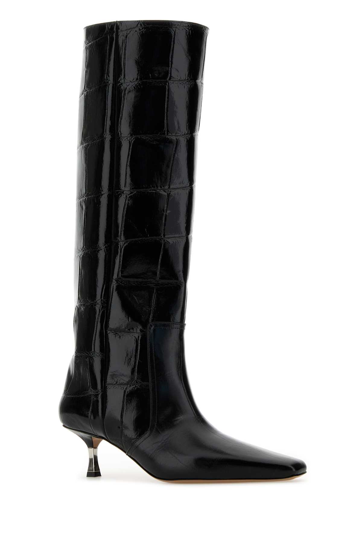 Shop Paris Texas Black Leather Bettina Boots