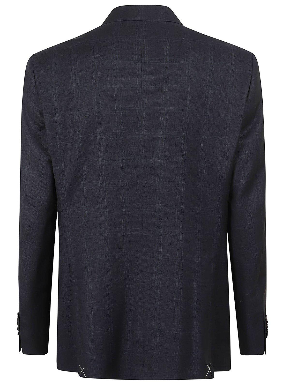 ETRO SINGLE-BREASTED PRESSED CREASE TAILORED SUIT 