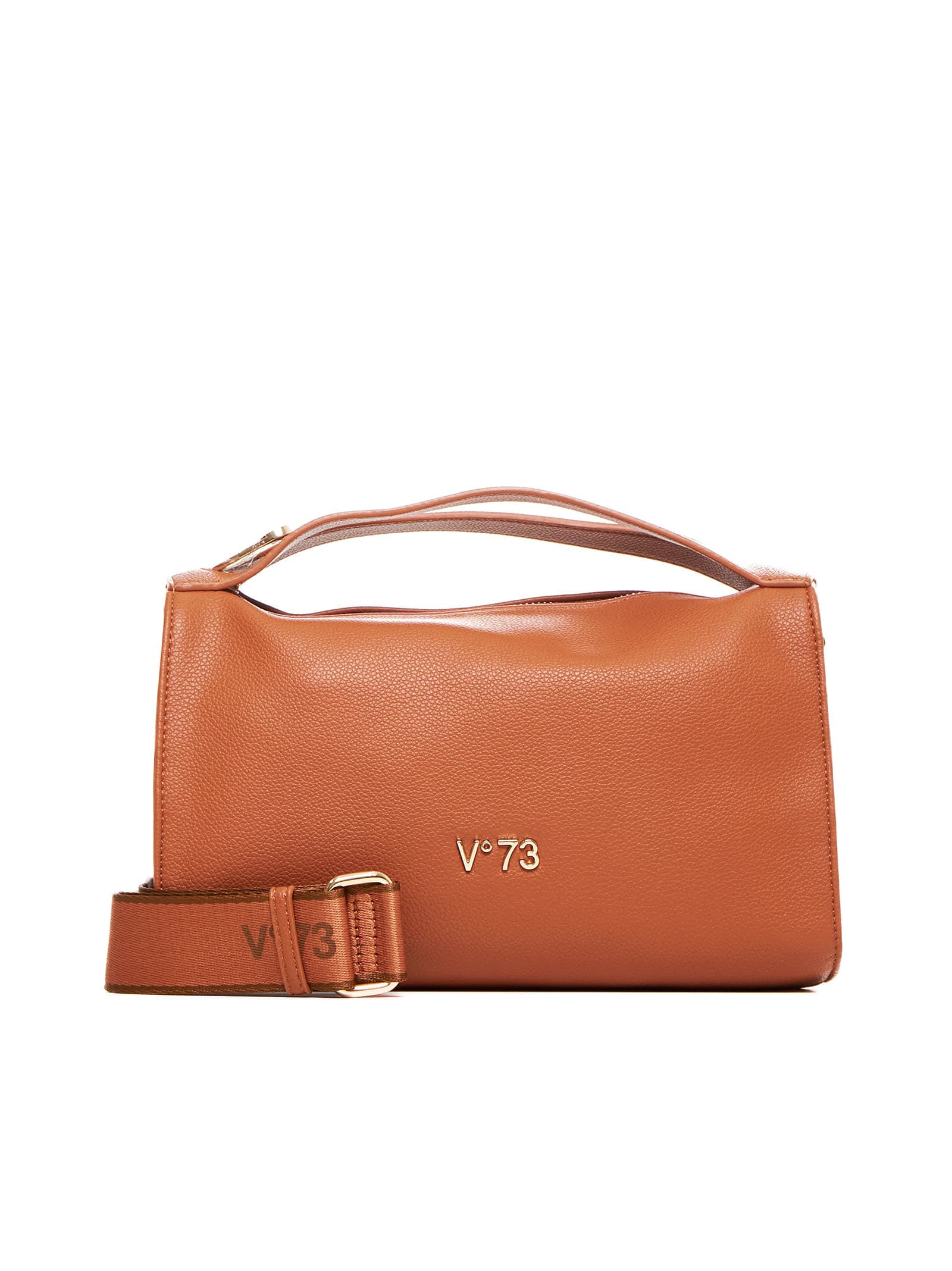 Shop V73 Tote In Leather Brown