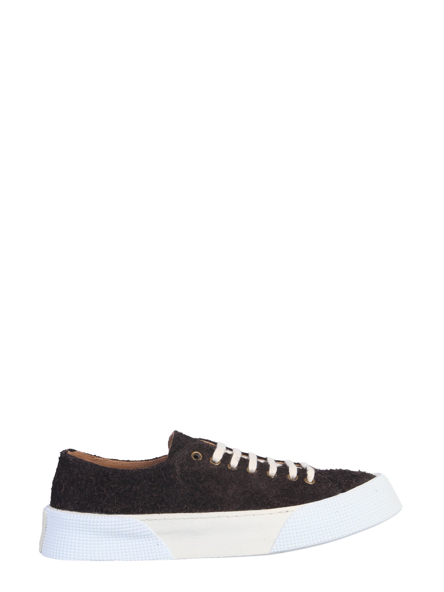 Click to view more detailed imagery on our partner's website Ami Alexandre Mattiussi Low Top Sneaker In Marrone