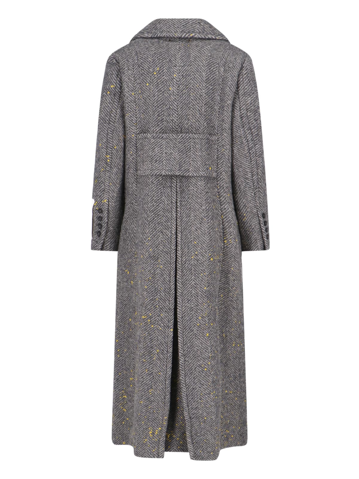 Golden Goose Berhen Double-breasted Coat In Gray