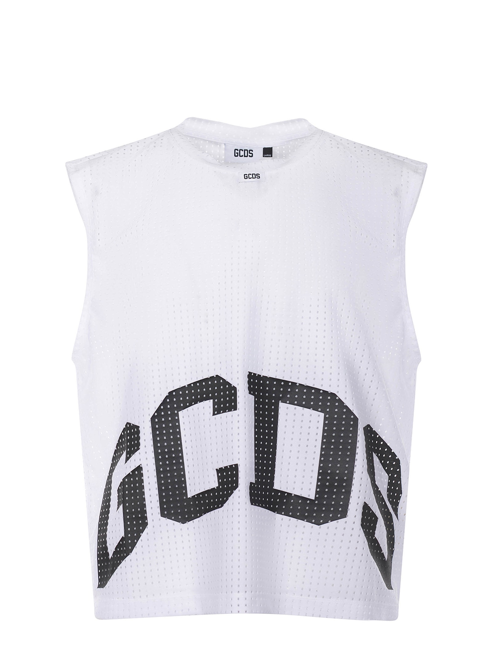 GCDS GCDS TANK TOP MADE OF POLYESTER BLEND.