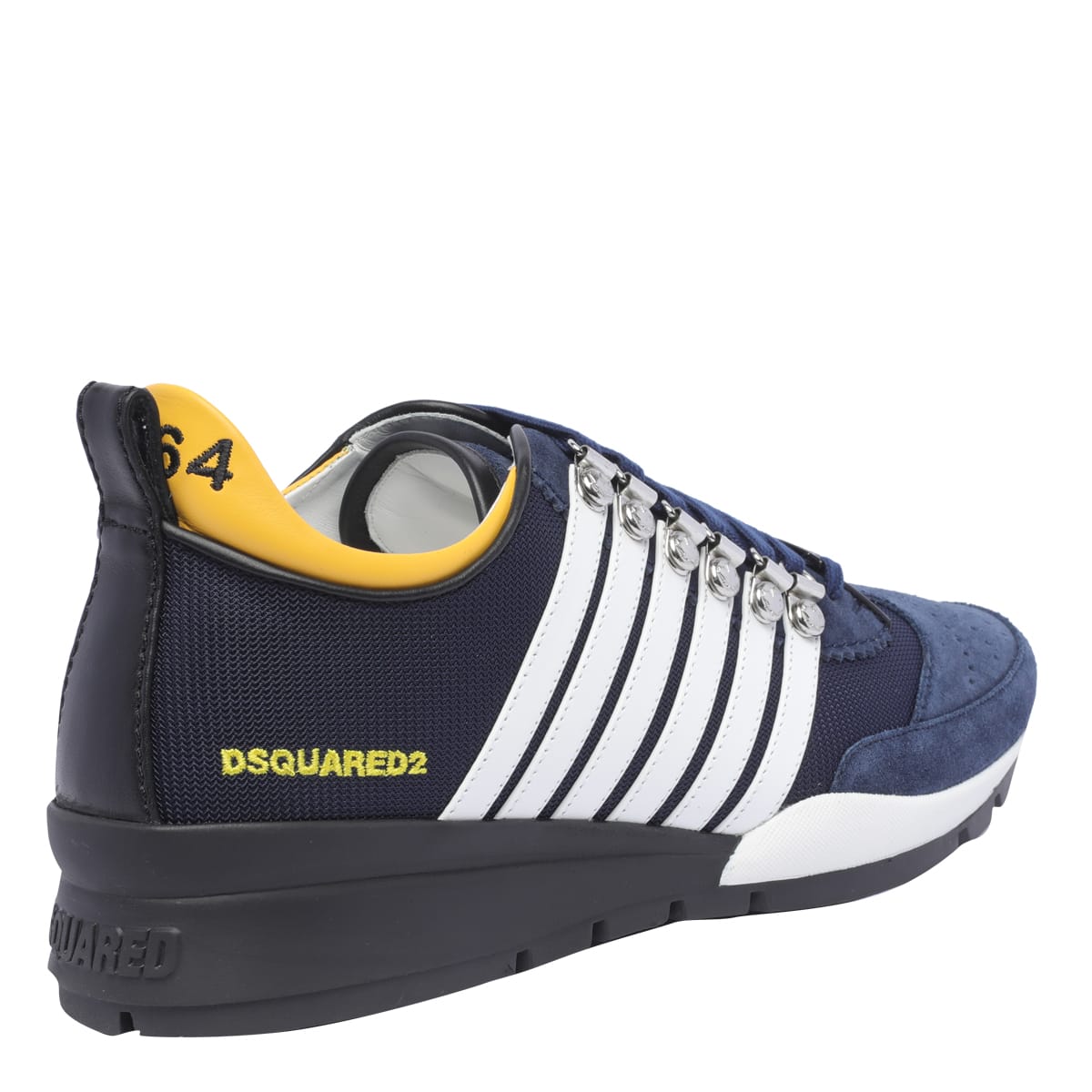 Shop Dsquared2 Legendary Sneakers In Navy
