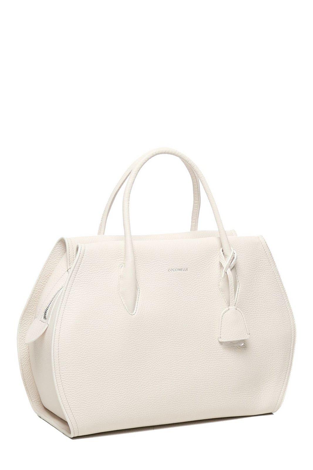 COCCINELLE LORD LOGO PRINTED LARGE TOTE BAG