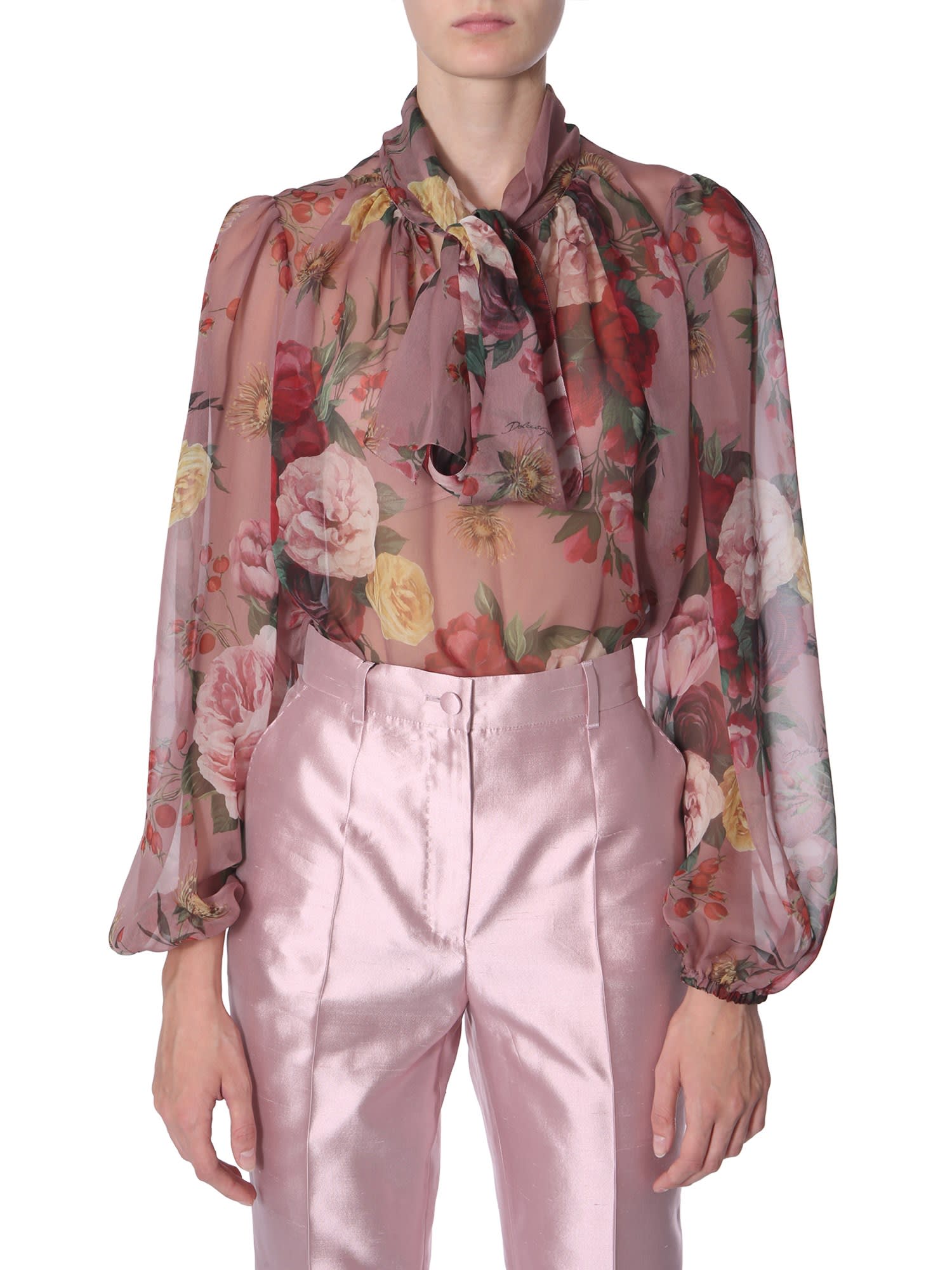 dolce gabbana silk shirt