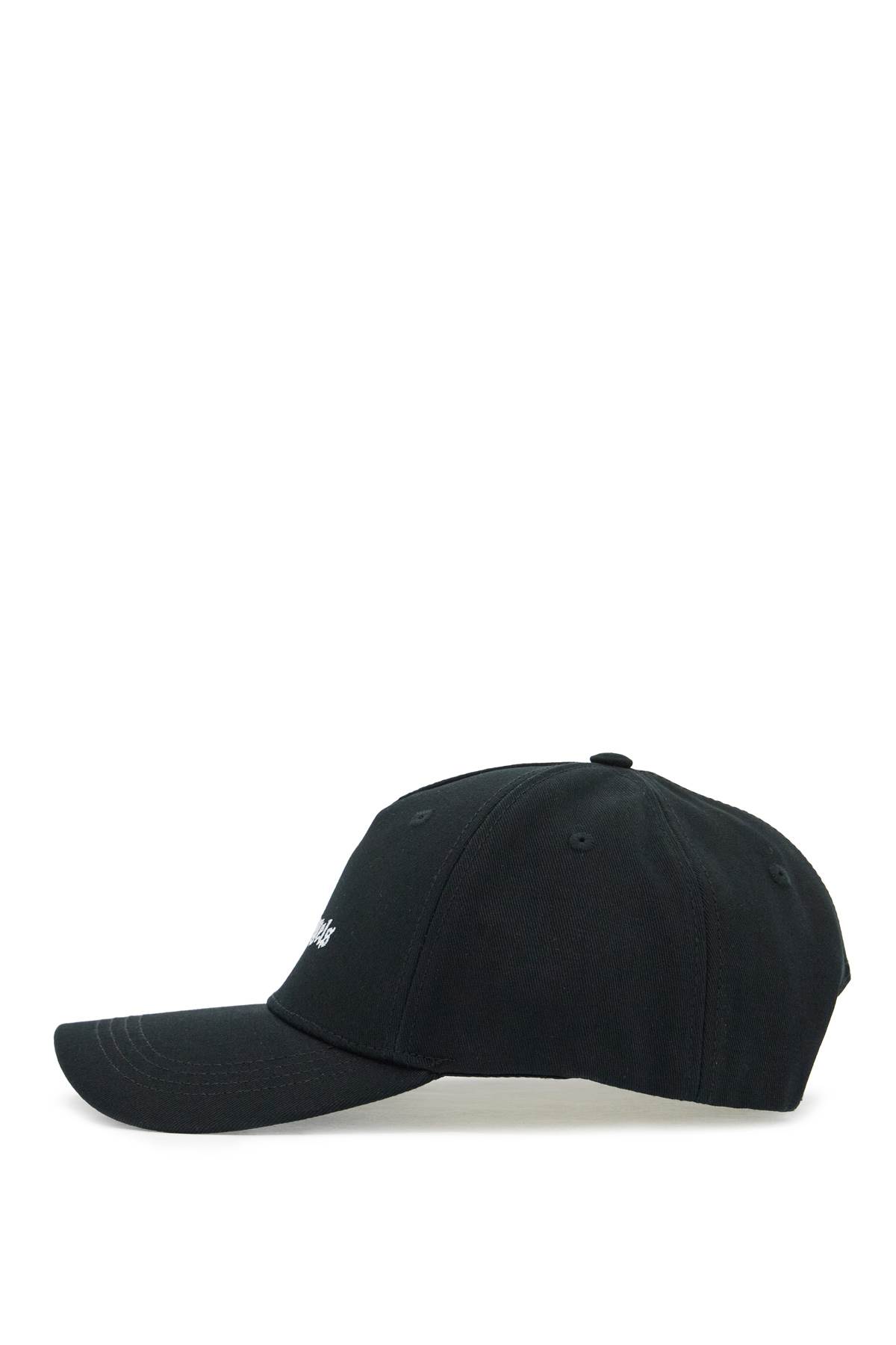 PALM ANGELS BLACK COTTON CAP 