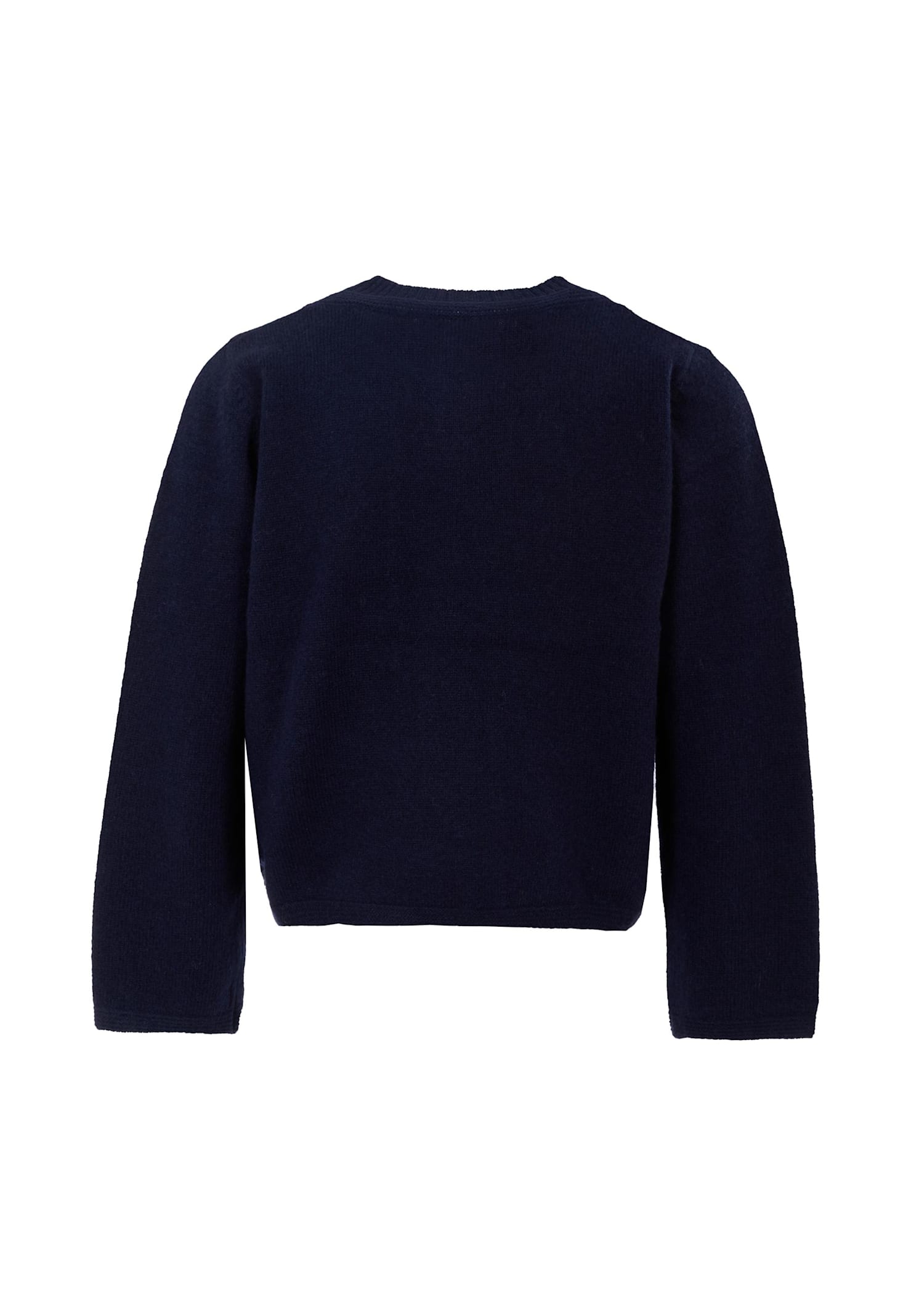 Molo Blue Cardigan For Girl In Blue