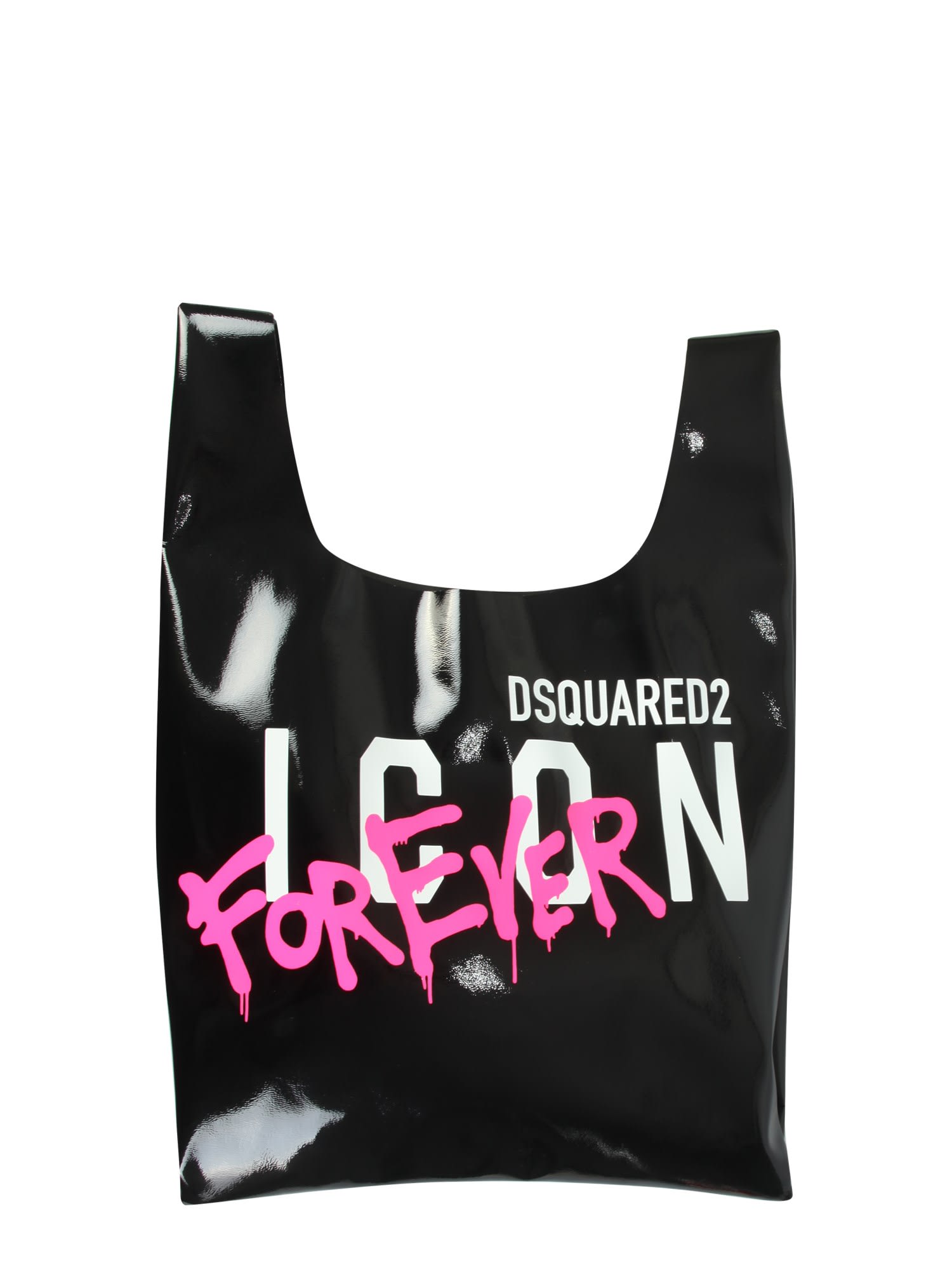 Dsquared2 Shopping Bag With Icon Forever Print