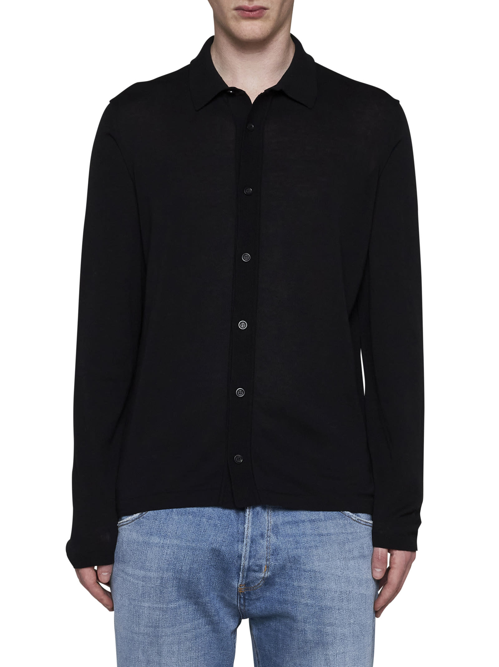 Shop Roberto Collina Shirt In Black