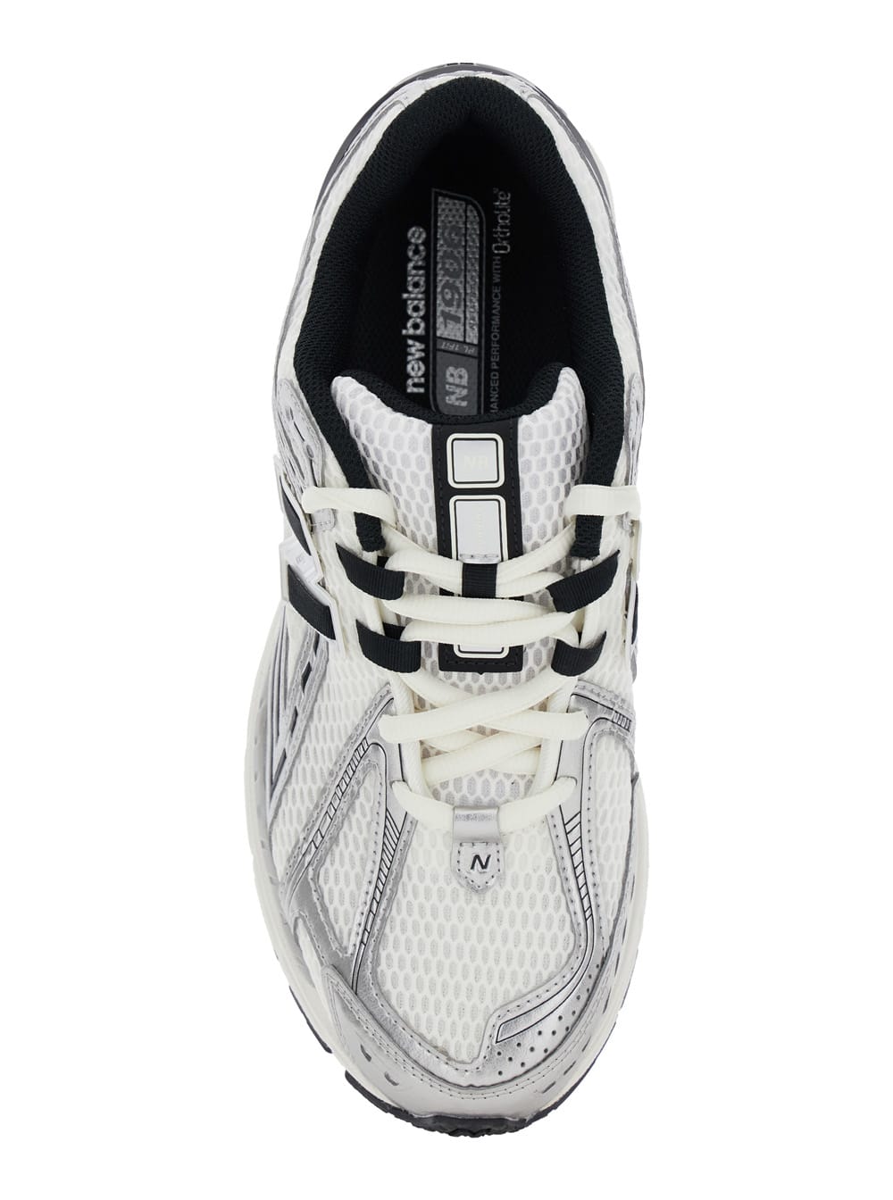 New Balance Multicolor Low Top Sneakers With Logo Detail On The Rear In Tech Fabric Man In White