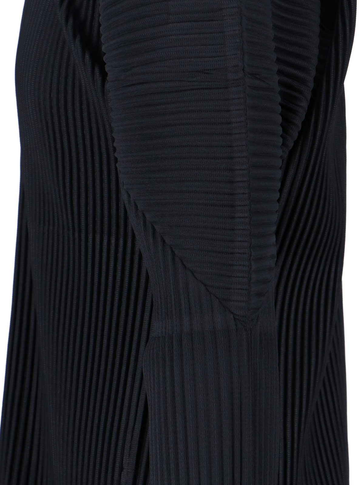 Issey Miyake Homme Plisse  Mens Monthly Colours April Pleated Zip-up Hoodie In Black