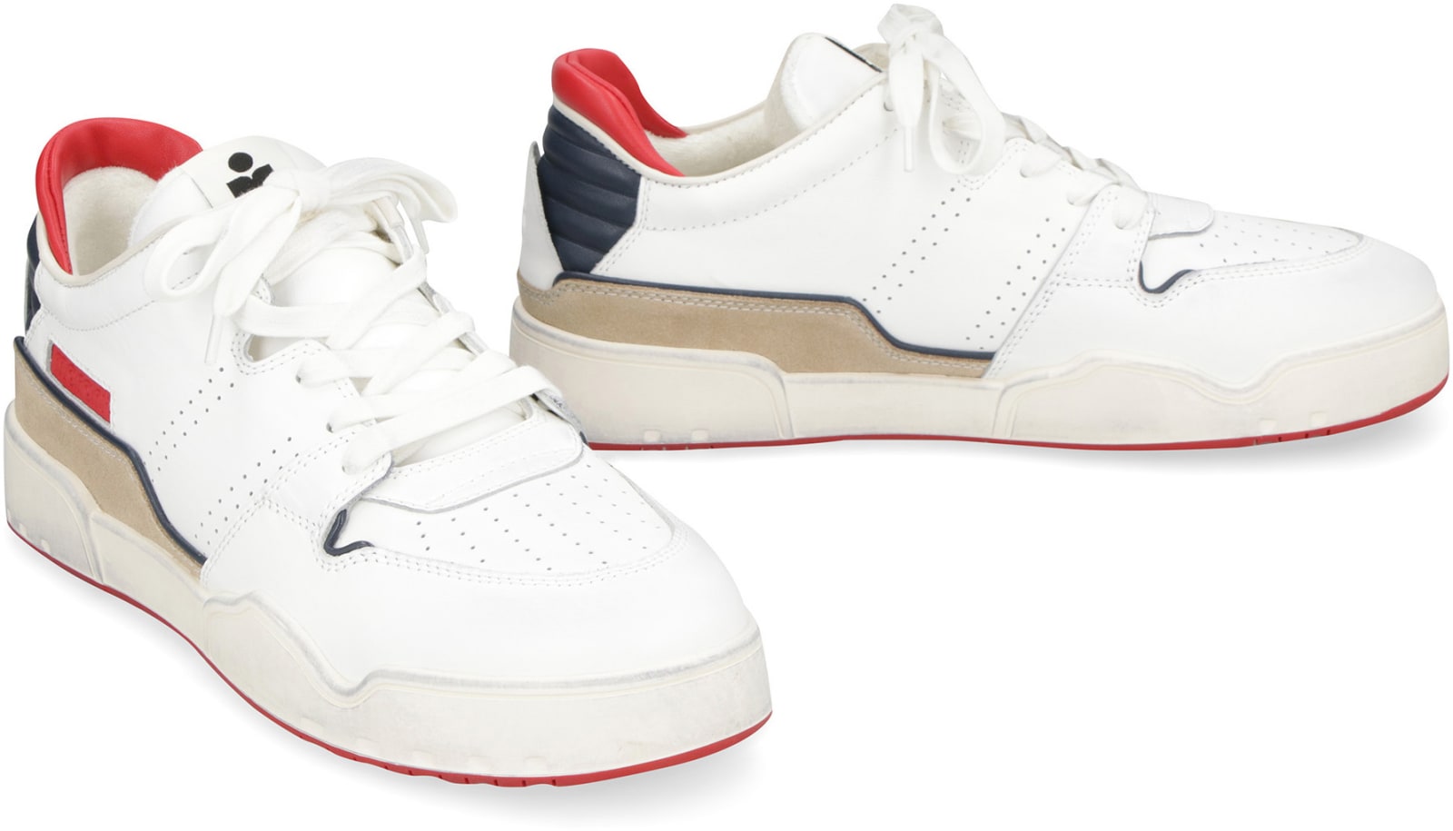 Isabel Marant Emreeh Lace-up Sneakers In White