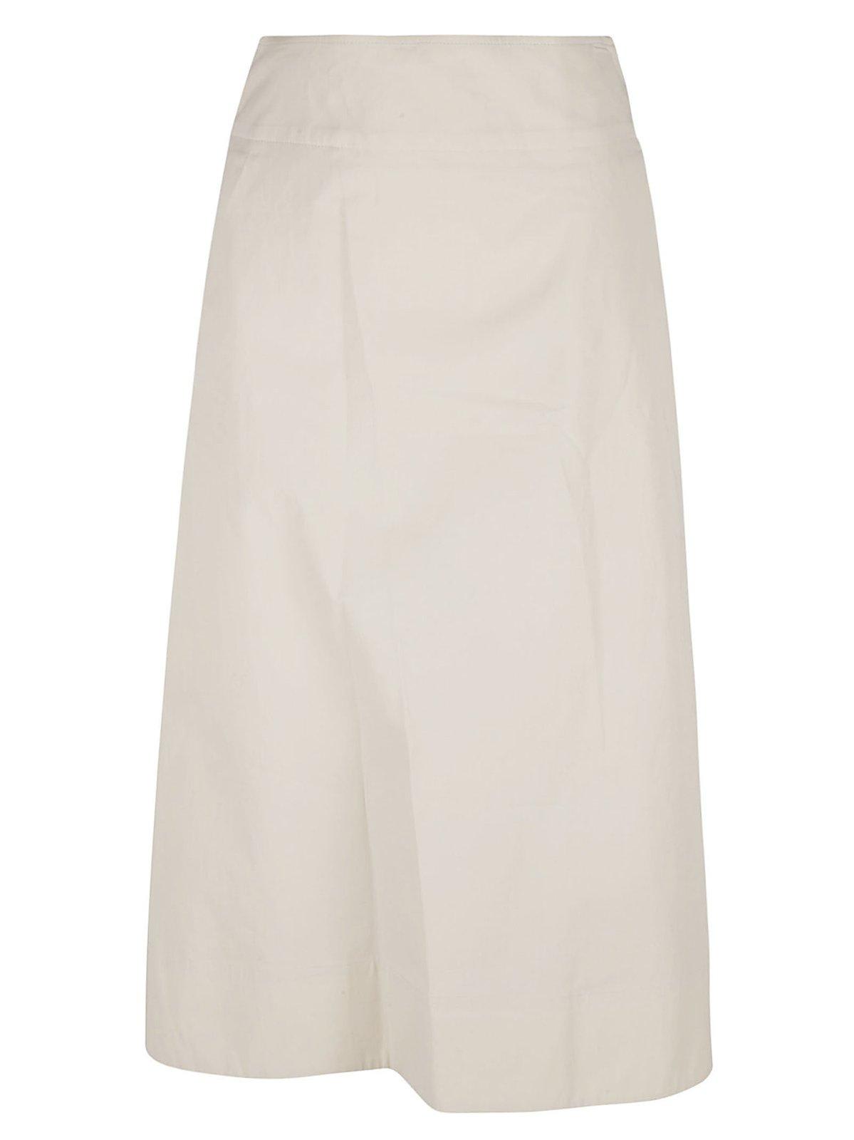 Belted Waist Midi Skirt