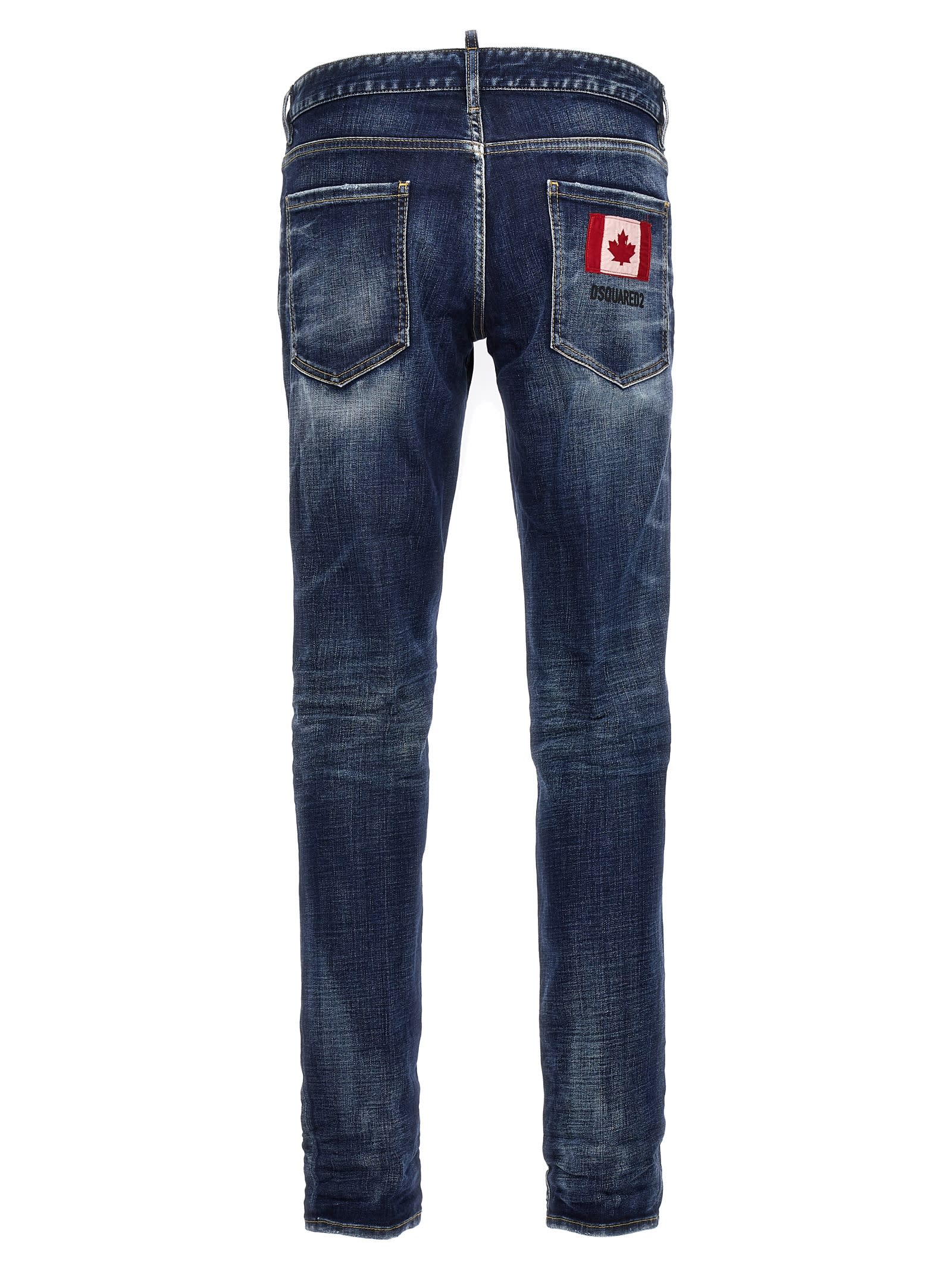 Shop Dsquared2 Slim Jeans In Blue