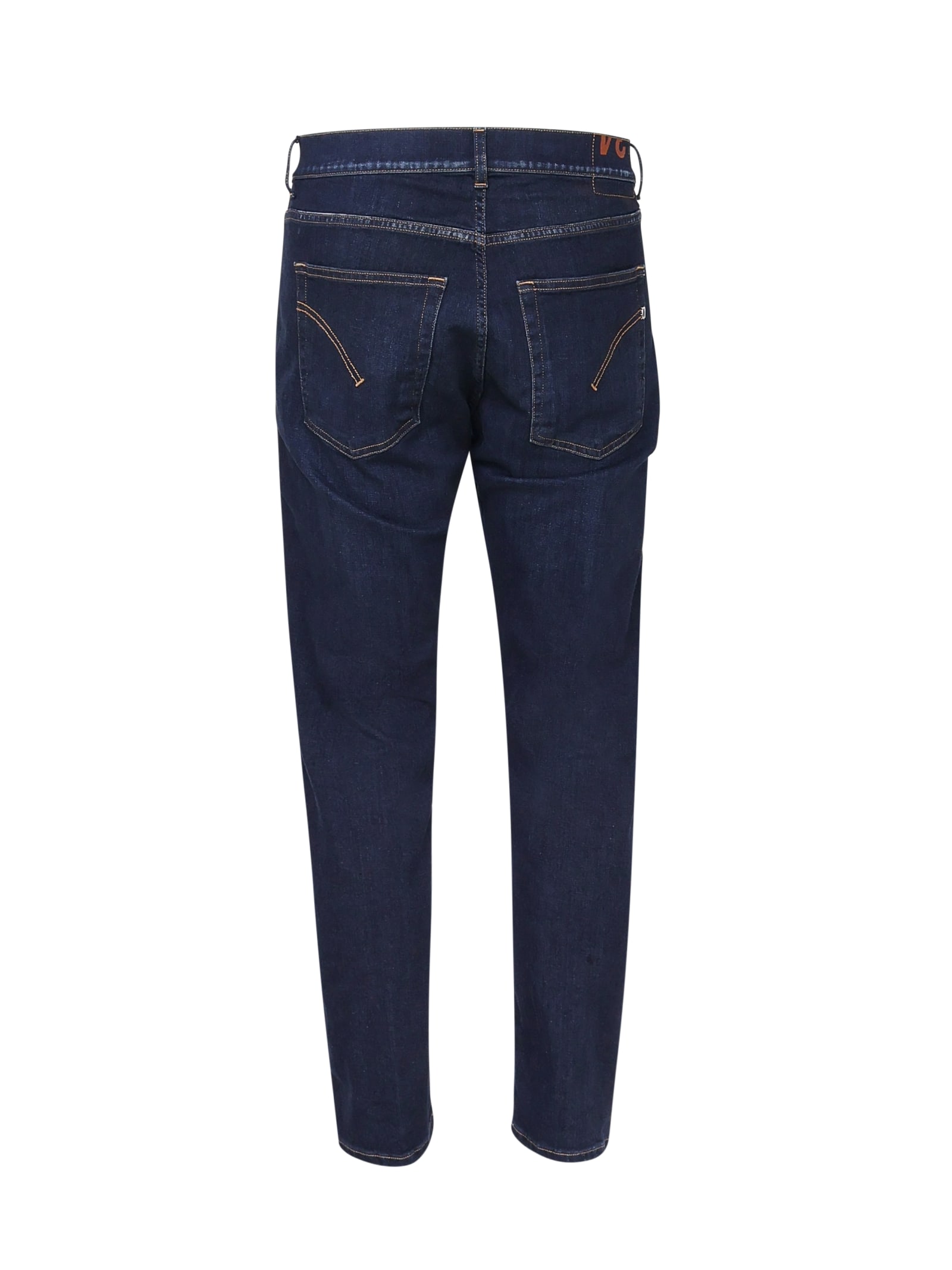 Shop Dondup Jeff Jeans In Elastic Cotton Denim In 800