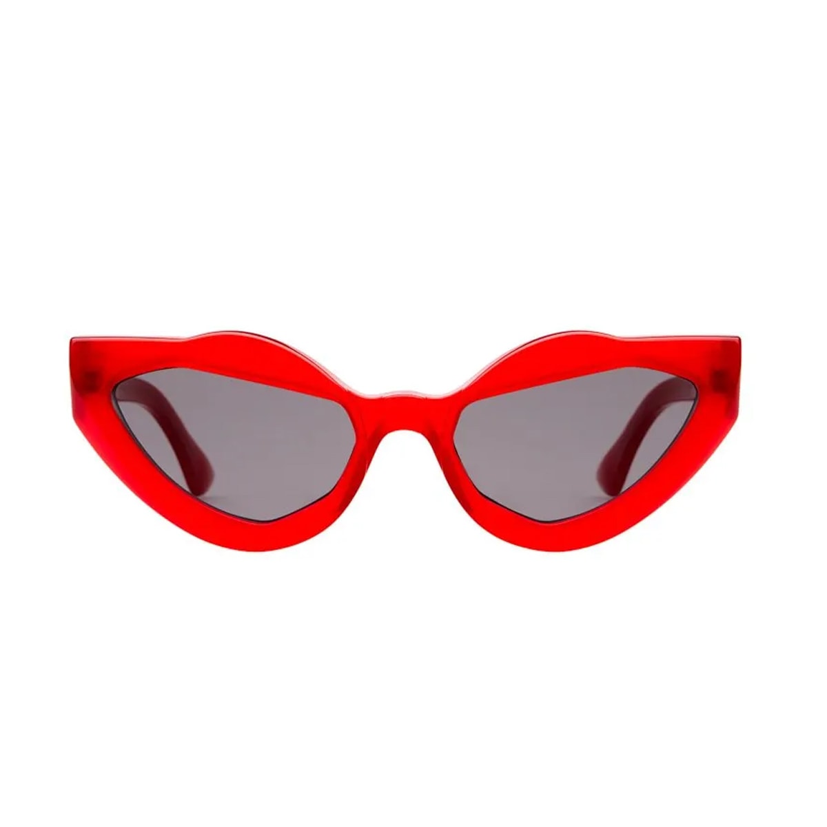 Shop Kuboraum Maske Y8 Rd 2grey Sunglasses In Rosso