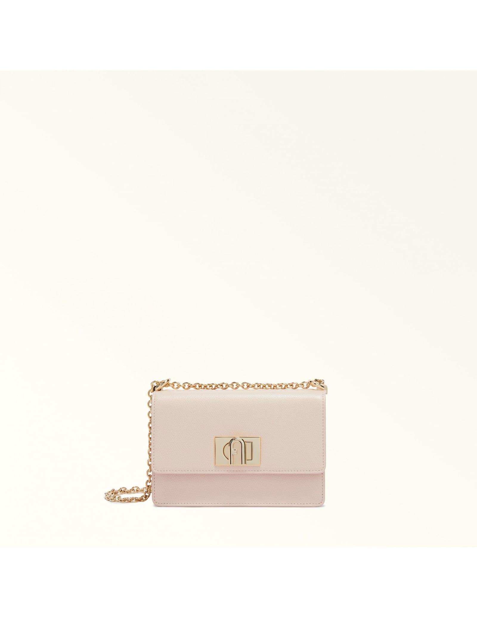 Furla 1927 Mini Leather Shoulder Bag Color Azalea In Pink