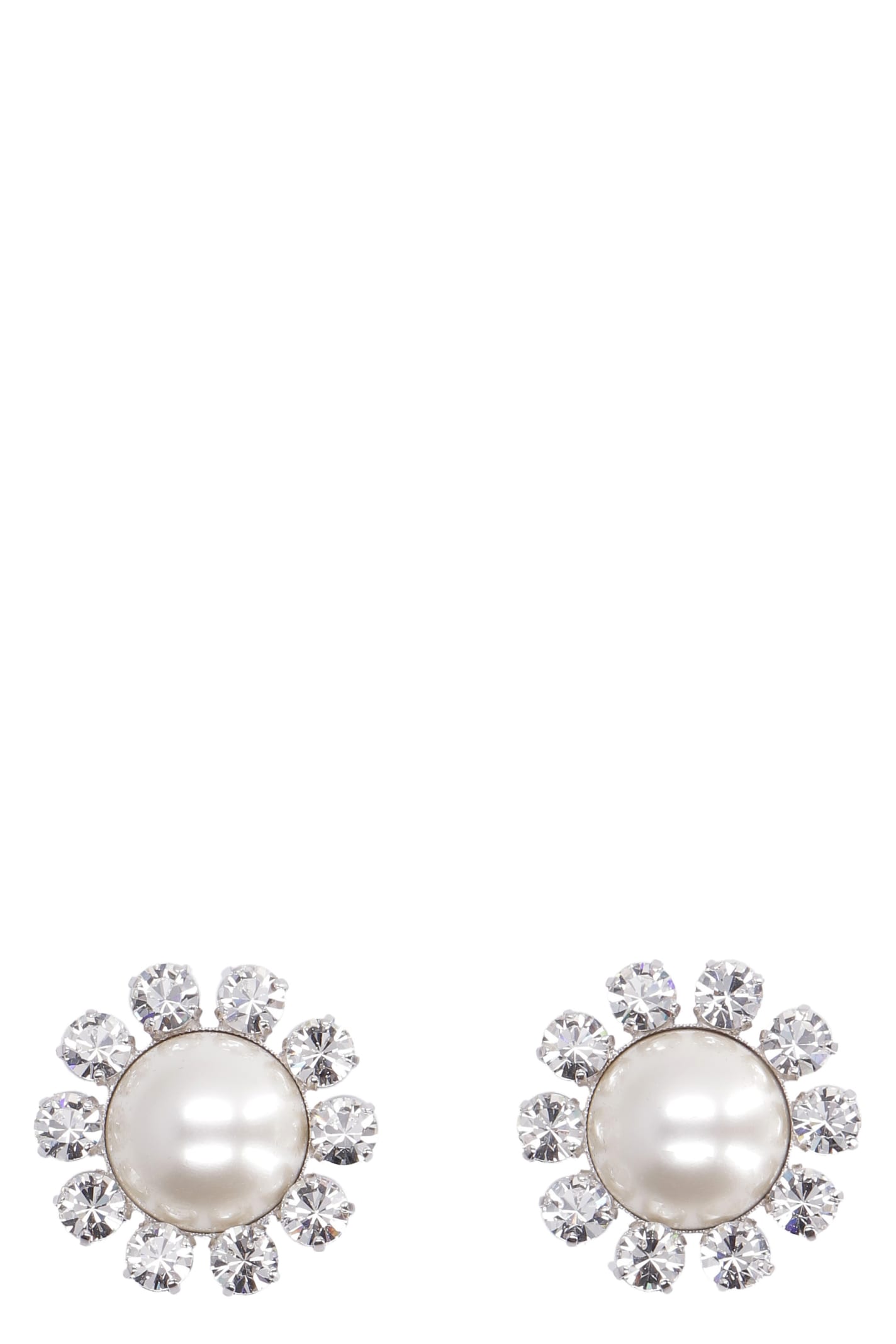 Alessandra Rich Faba Embellished Maxi-earrings