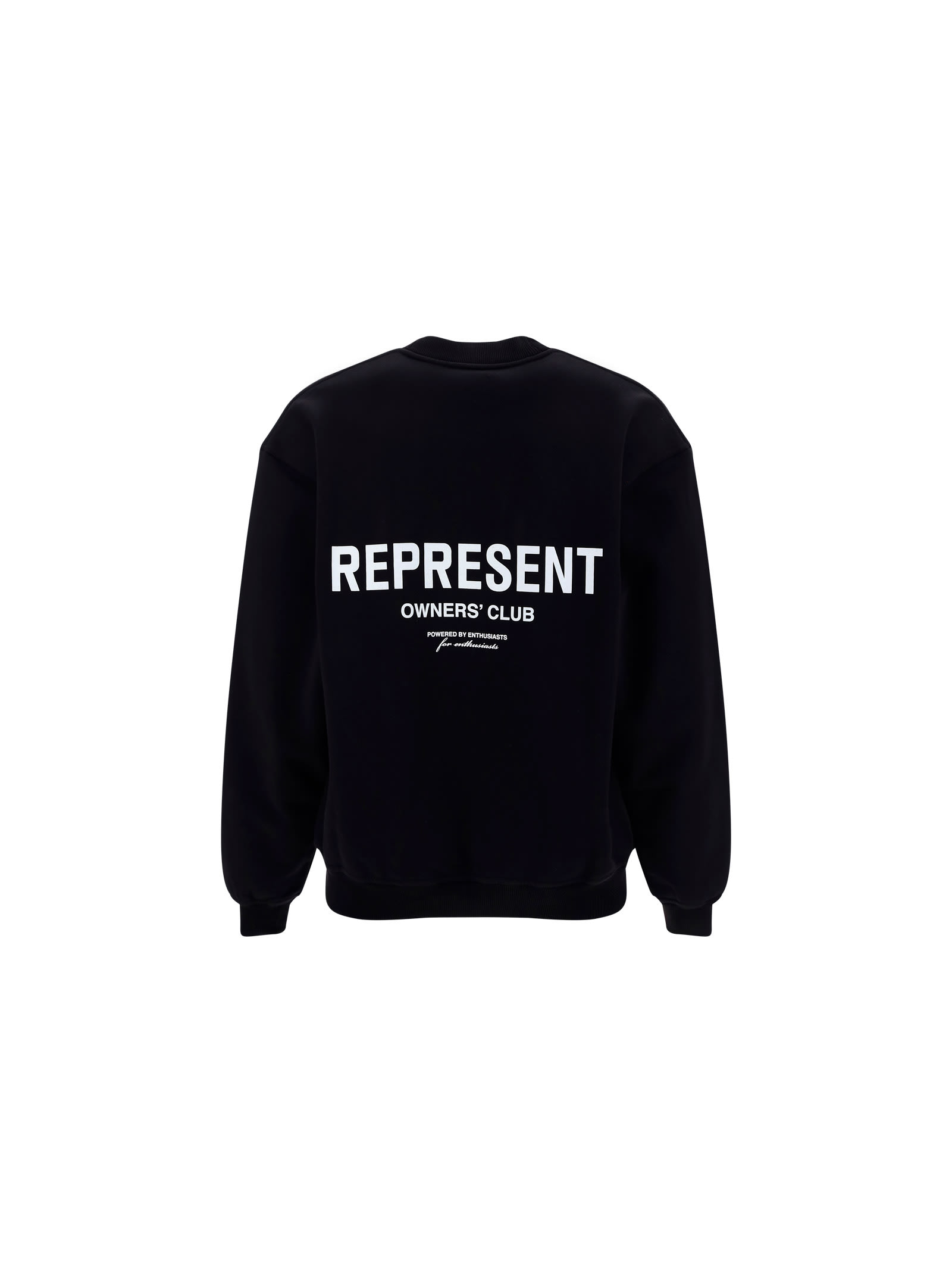 Represent Man Sweatshirt Black Size L Cotton In Black