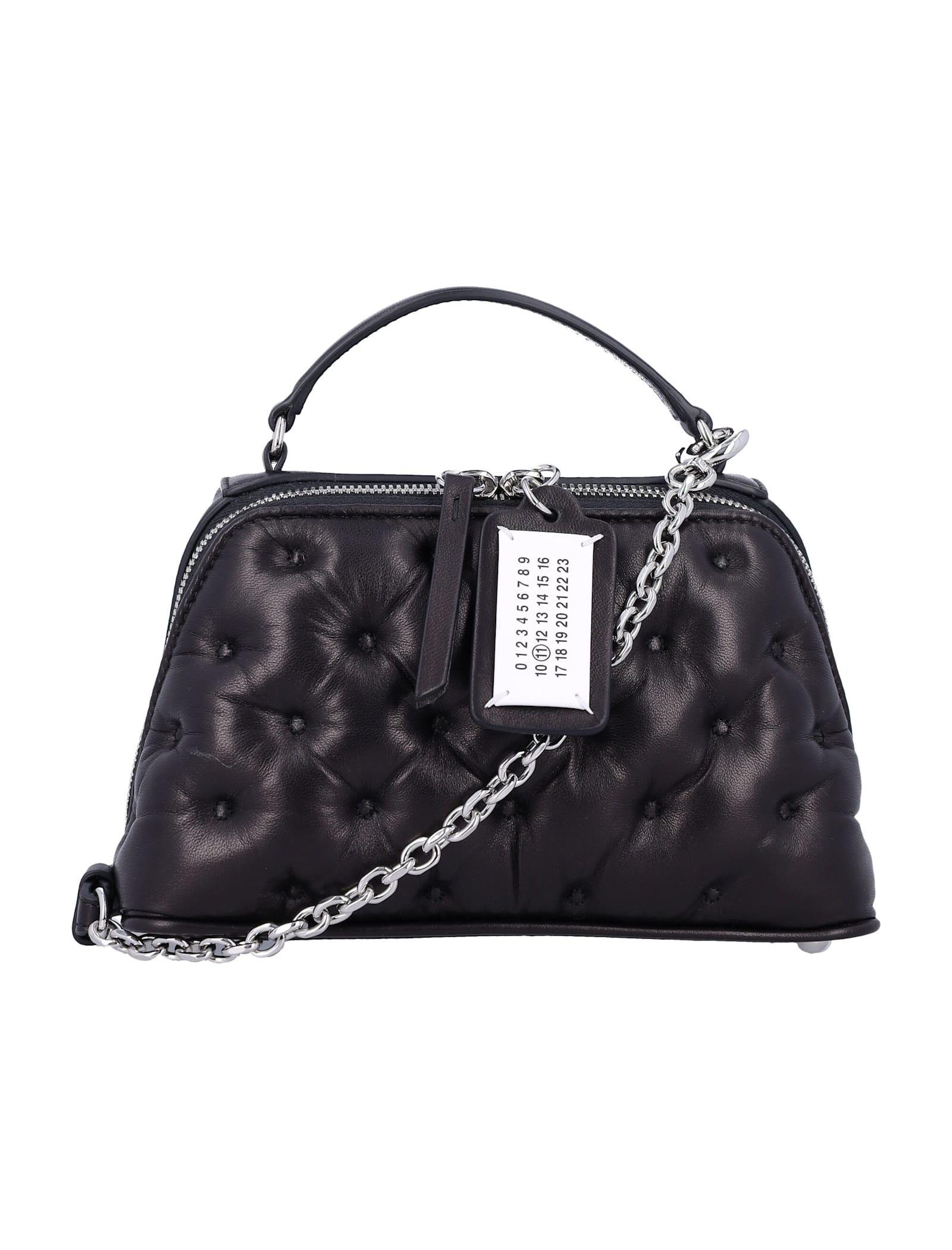 Shop Maison Margiela Glam Slam Trapezio Bag In Black