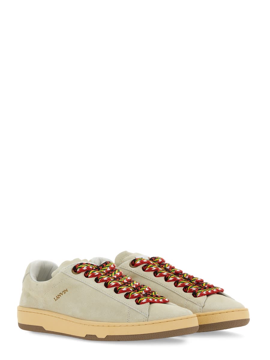 Shop Lanvin Sneaker Cube In White