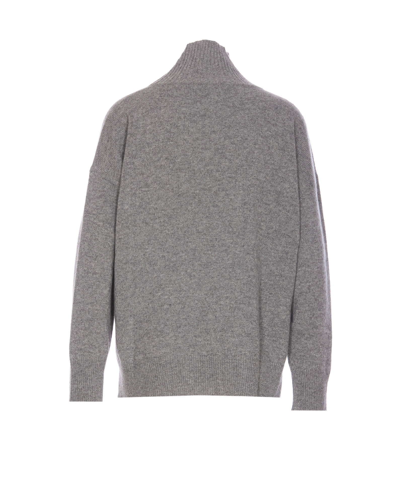 Shop Roberto Collina Turtleneck Sweater In Grey