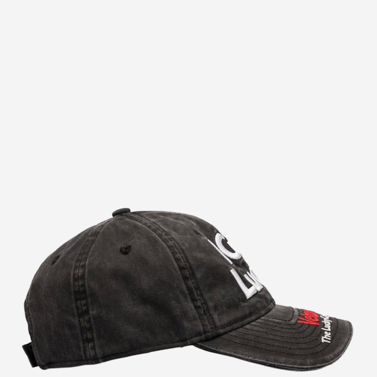 Vetements Cotton Baseball Cap In Gray