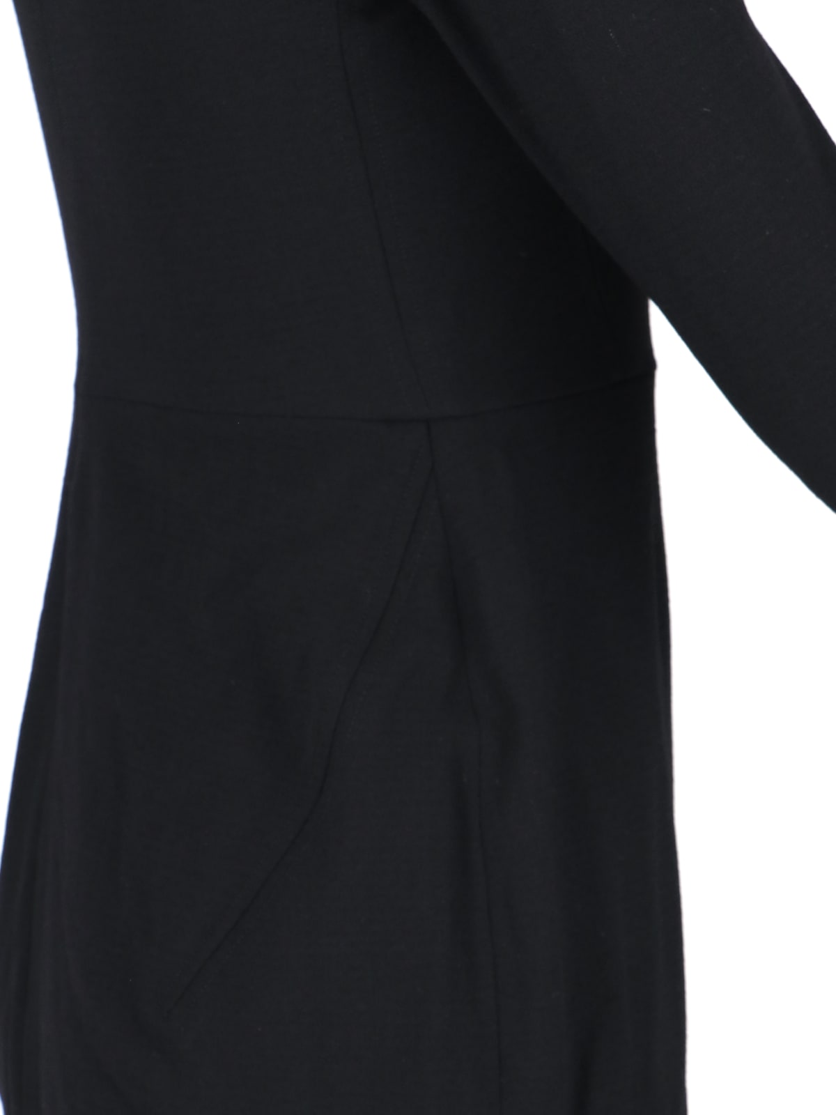 Shop Victoria Beckham Midi T-shirt Dress In Black