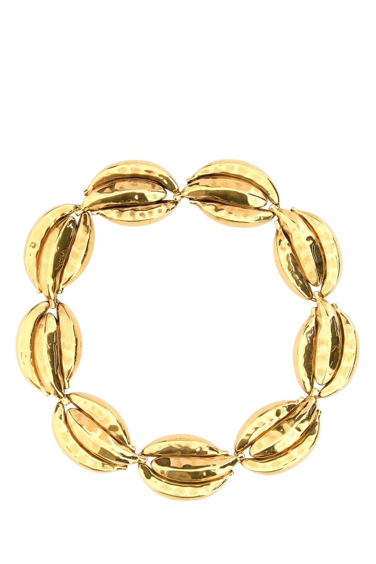 Shop Chloé Gold Metal Chloã© Bananas Necklace In Vintagegold