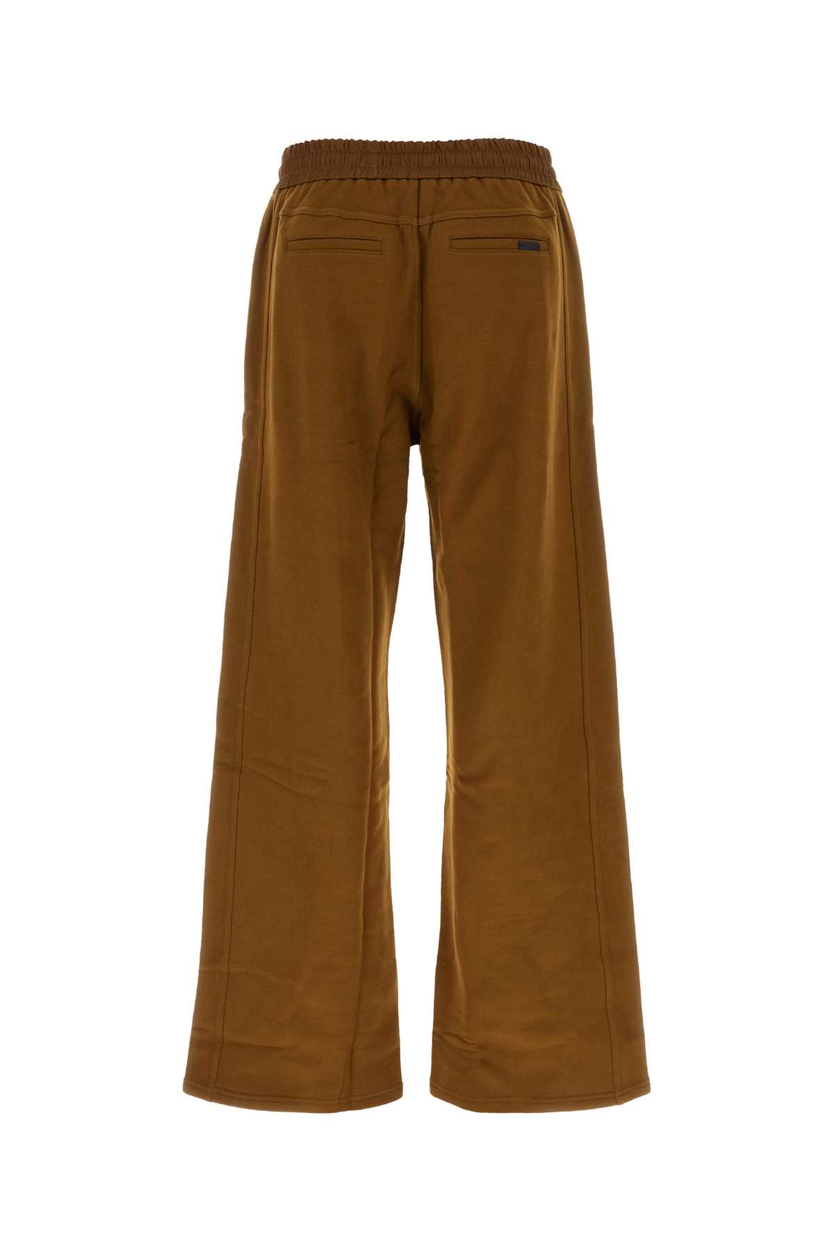 Saint Laurent Logo Embroidery Track Pants In Mordorekaki
