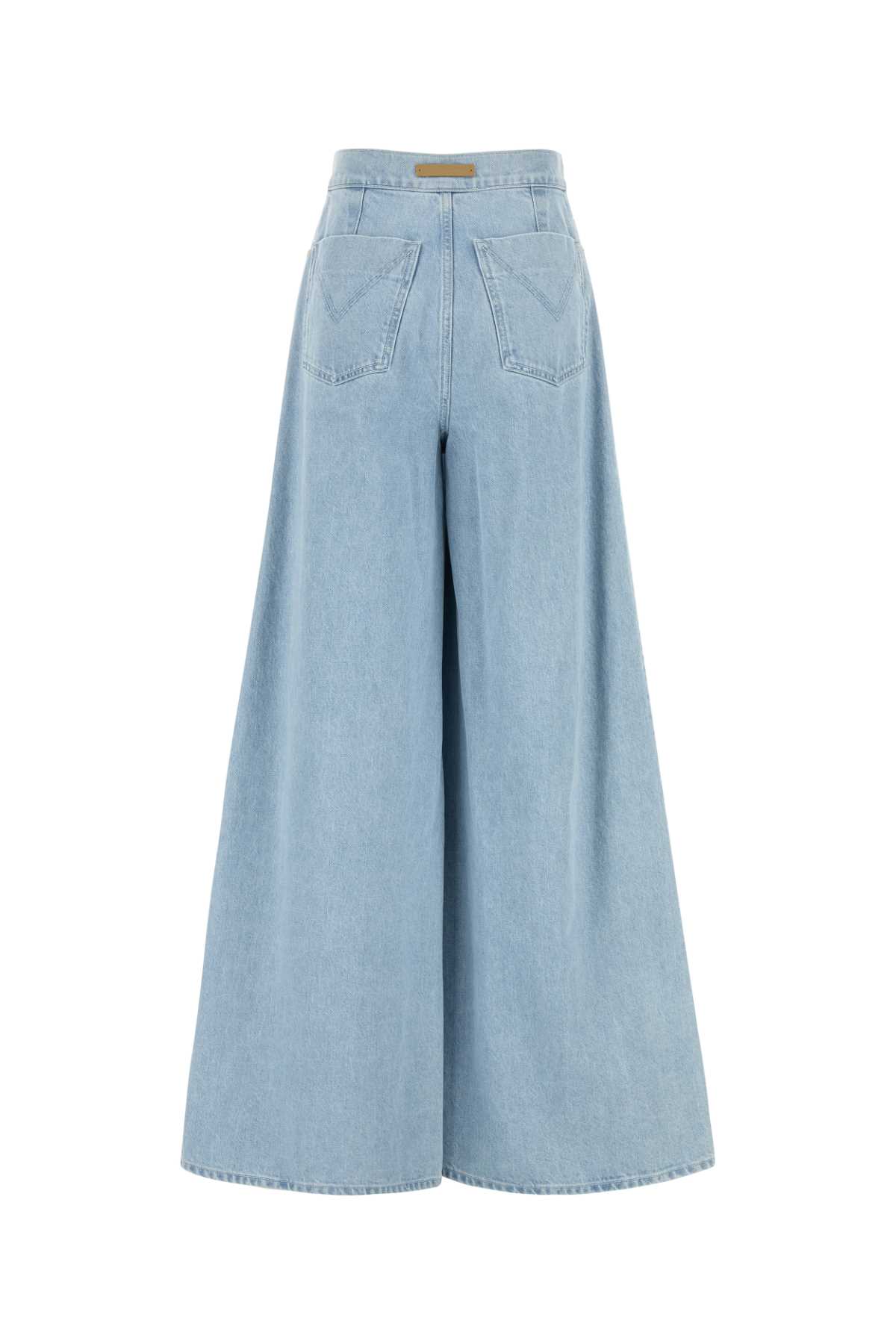 Max Mara Wide-leg High-waist Jeans With Classic Five-pocket Styling In Blue